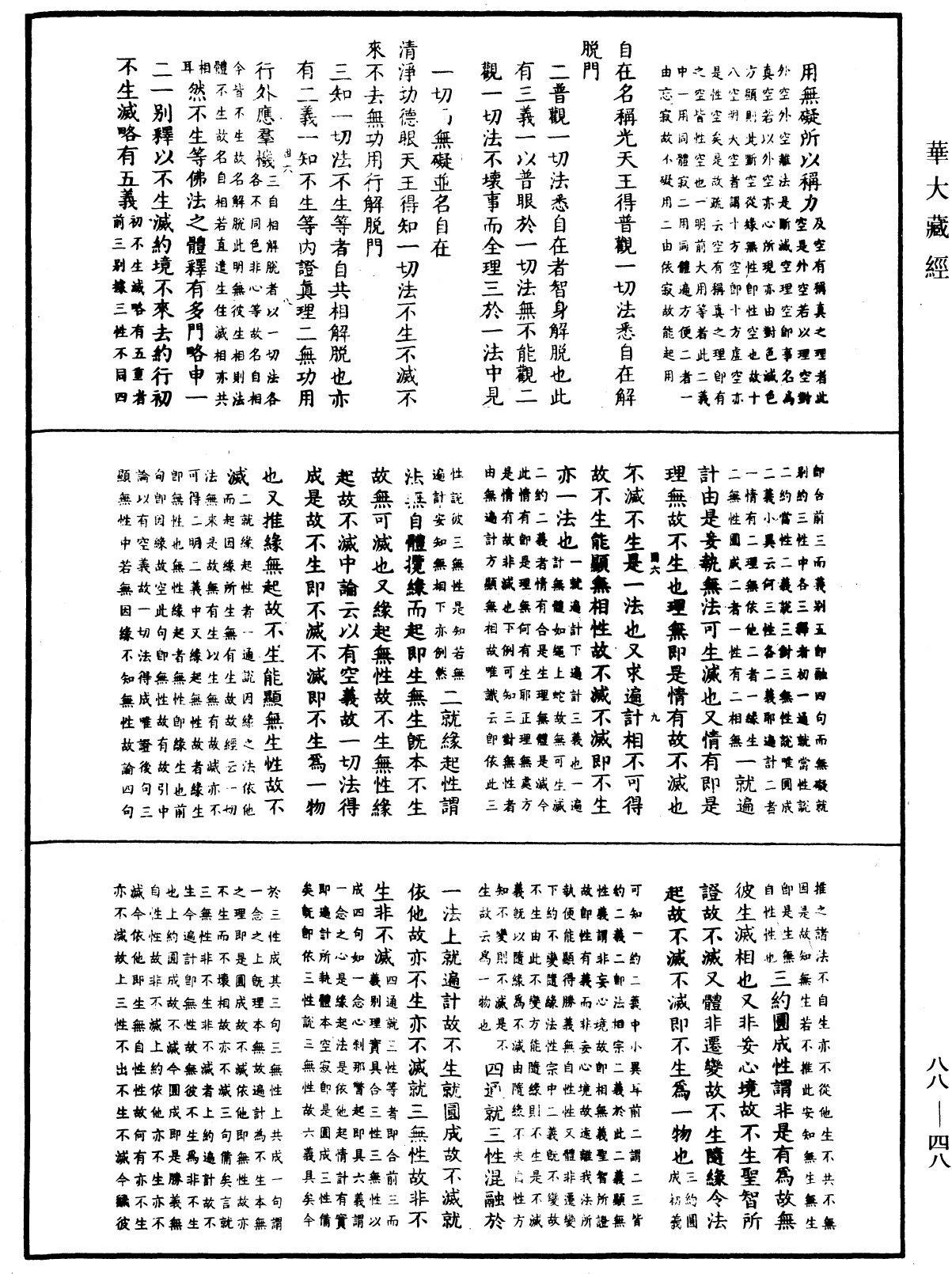 大方廣佛華嚴經疏鈔會本《中華大藏經》_第88冊_第048頁