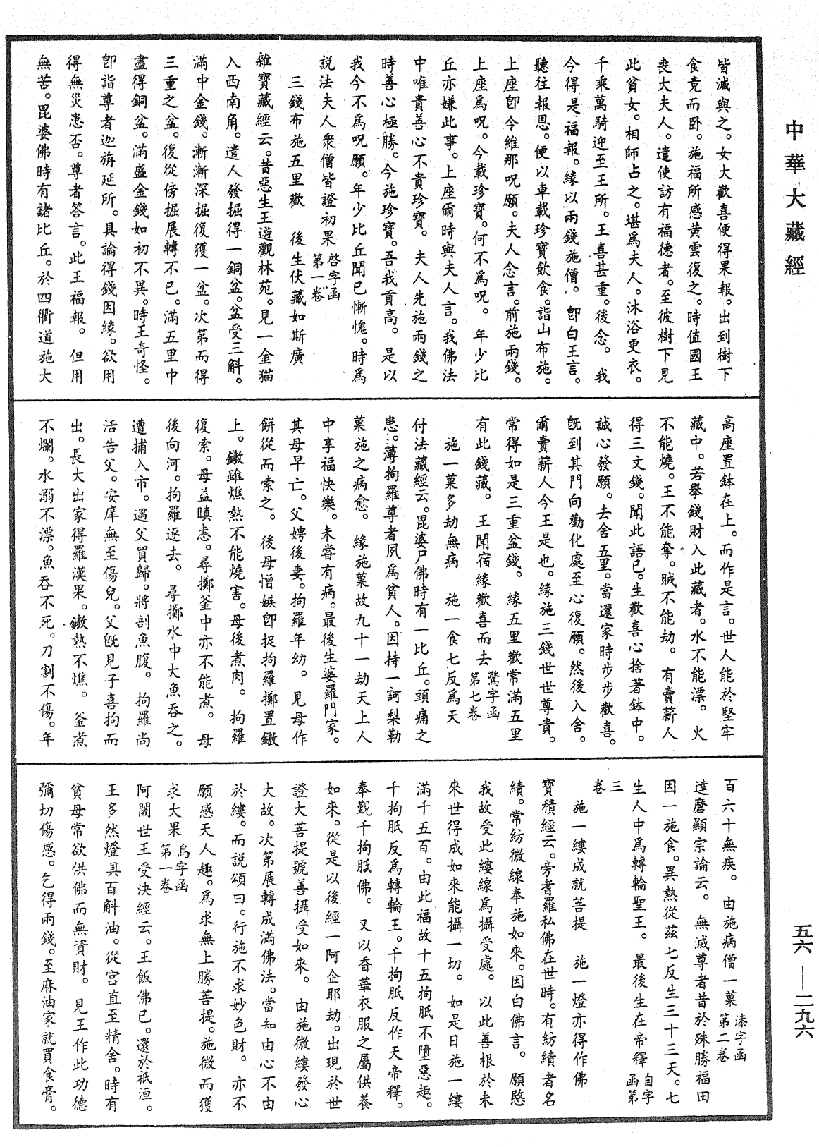 大藏一览集《中华大藏经》_第56册_第0296页