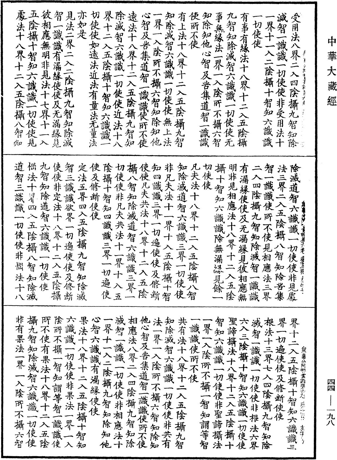 眾事分阿毗曇論《中華大藏經》_第44冊_第0198頁