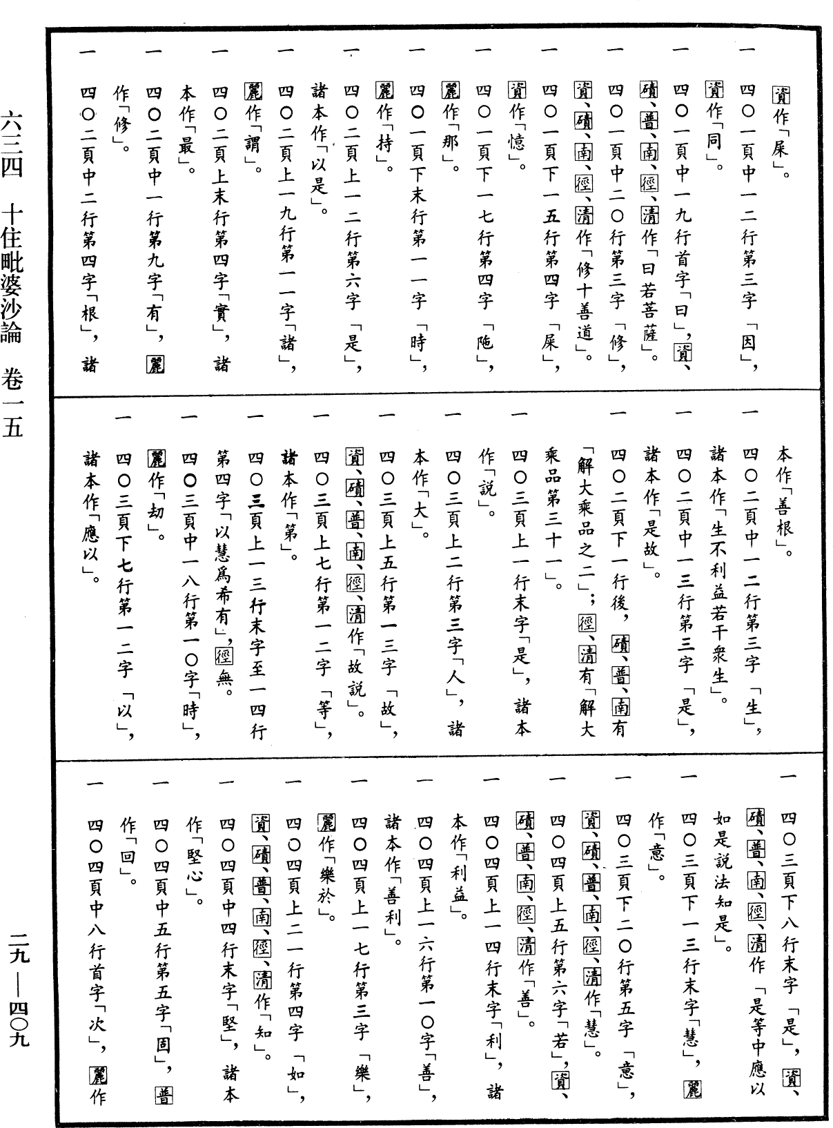 十住毗婆沙論《中華大藏經》_第29冊_第0409頁