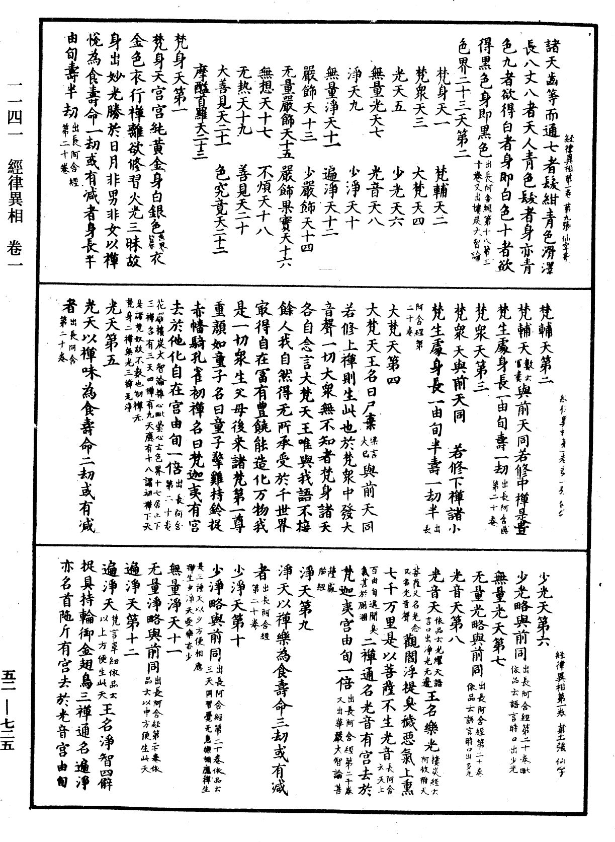 經律異相《中華大藏經》_第52冊_第725頁