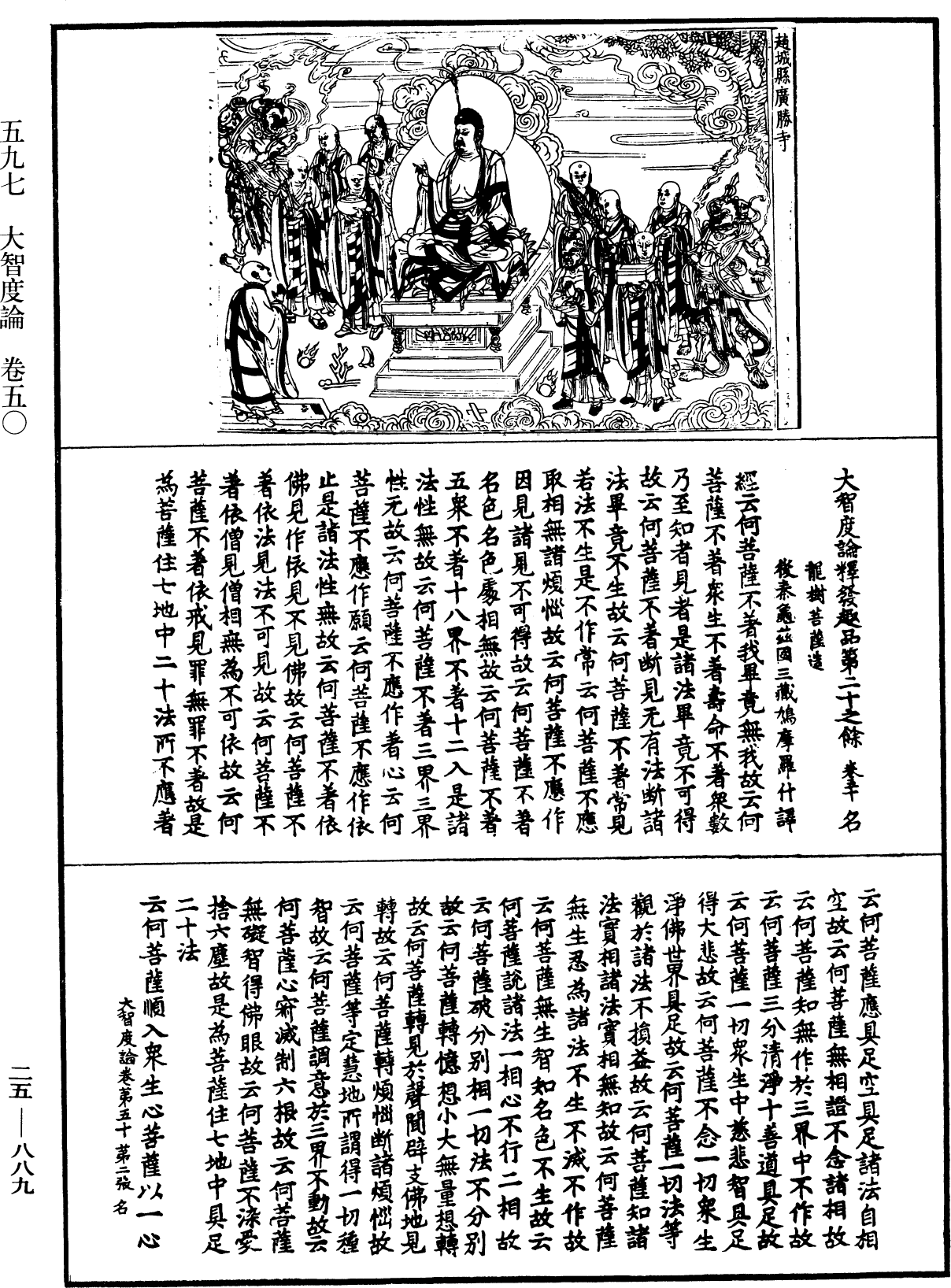 大智度論《中華大藏經》_第25冊_第889頁