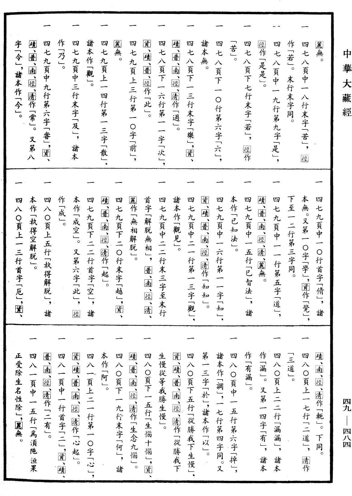 解脫道論《中華大藏經》_第49冊_第0484頁