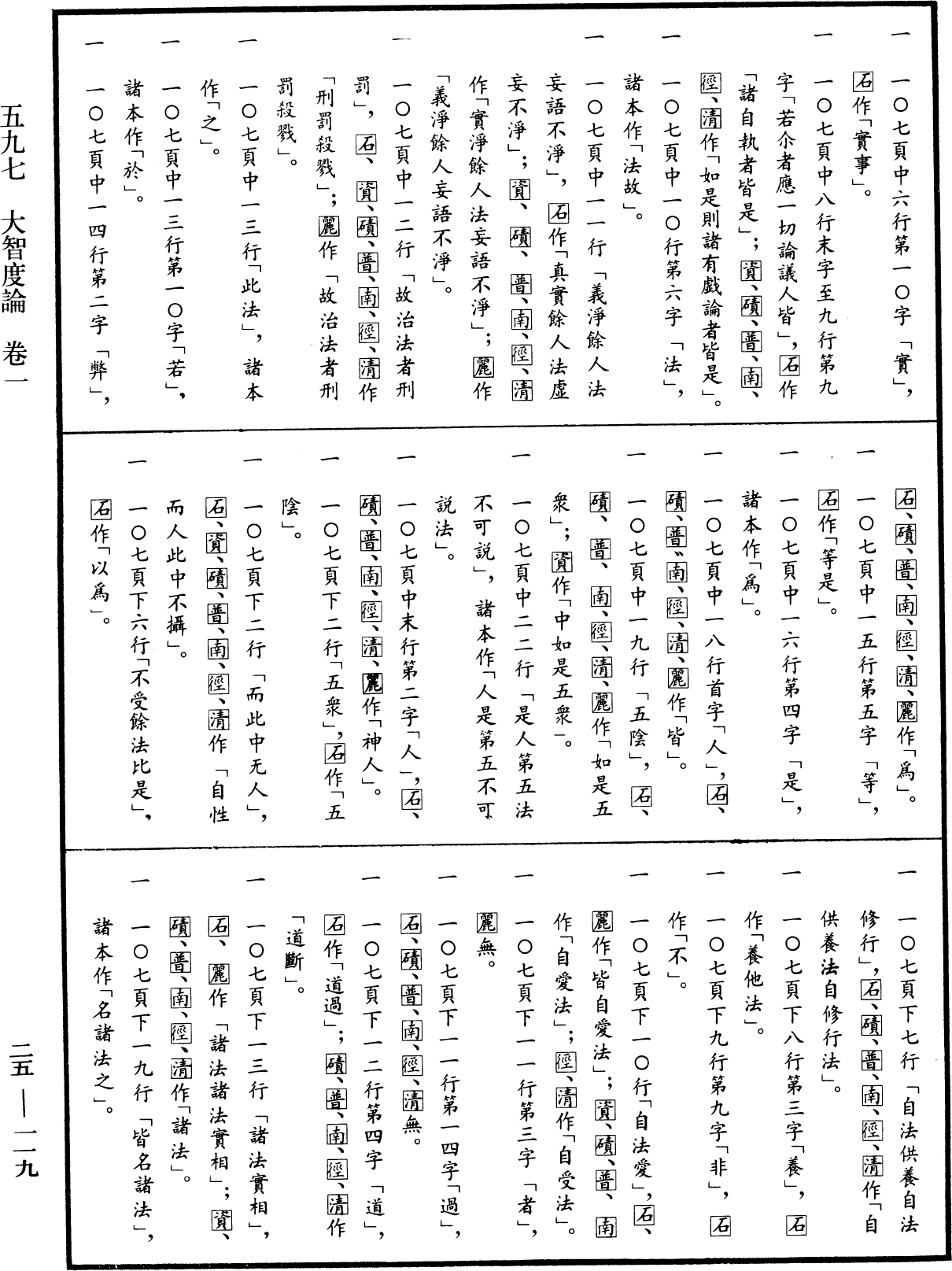 大智度論《中華大藏經》_第25冊_第119頁