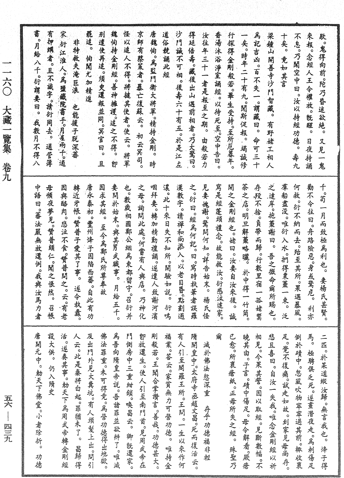 大藏一览集《中华大藏经》_第56册_第0439页