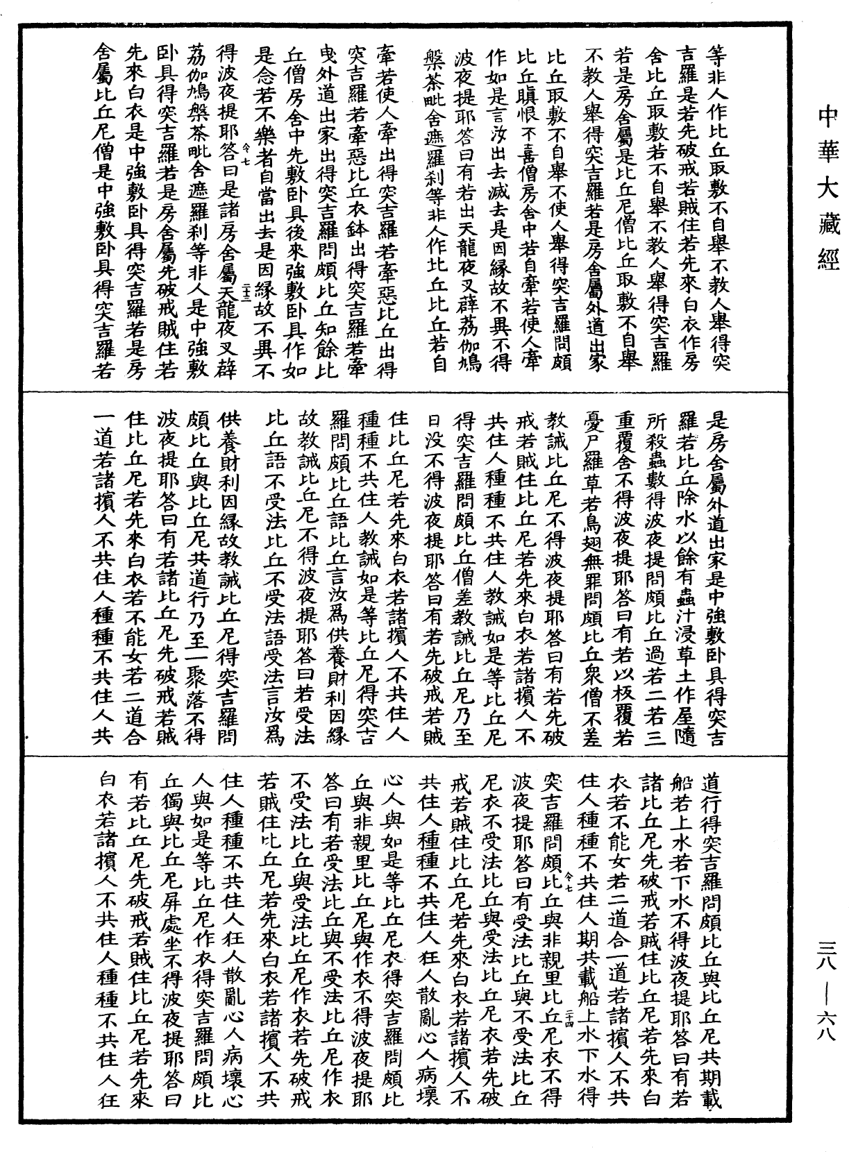 十誦律《中華大藏經》_第38冊_第068頁