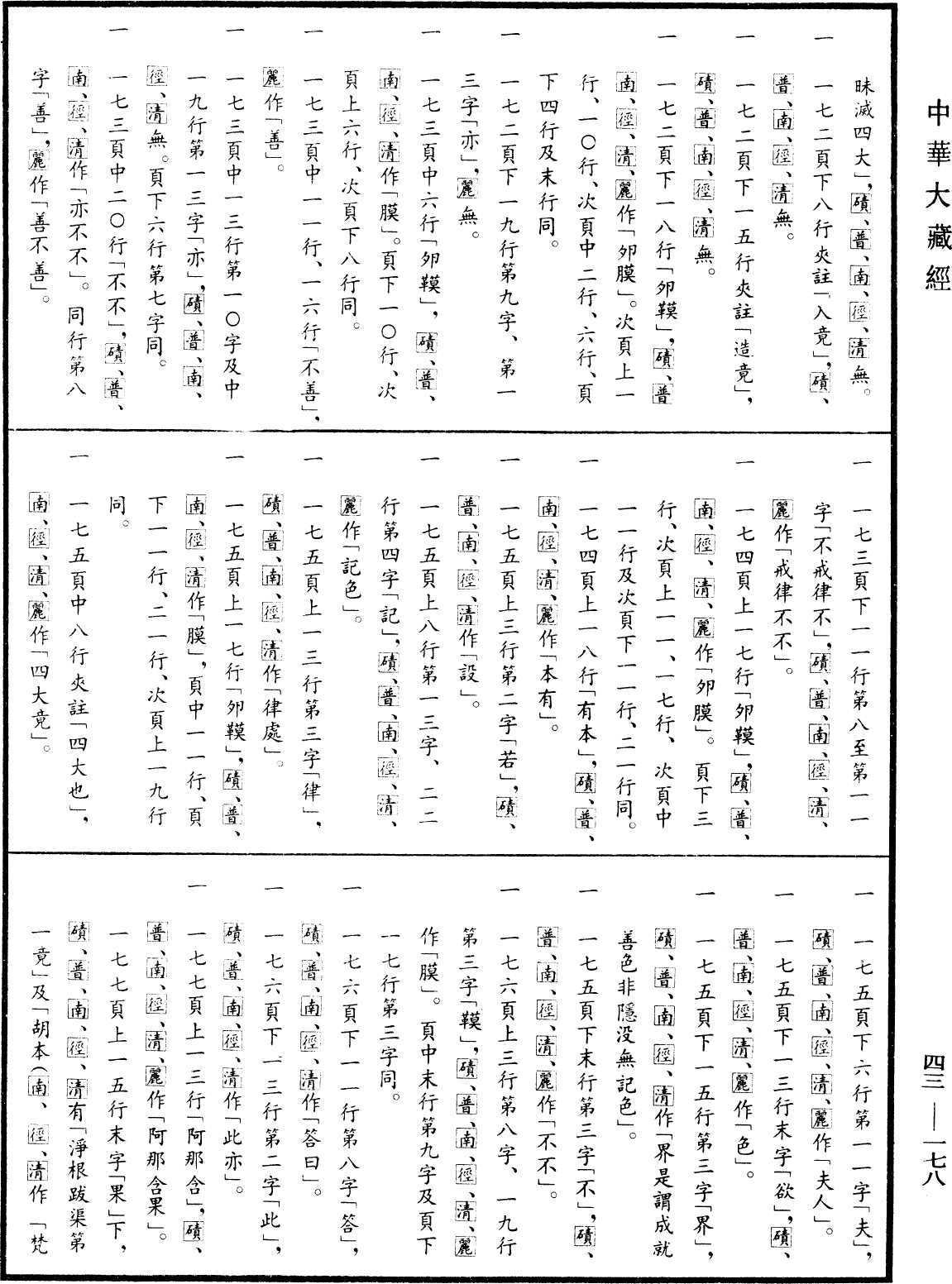 阿毗曇八犍度論《中華大藏經》_第43冊_第178頁