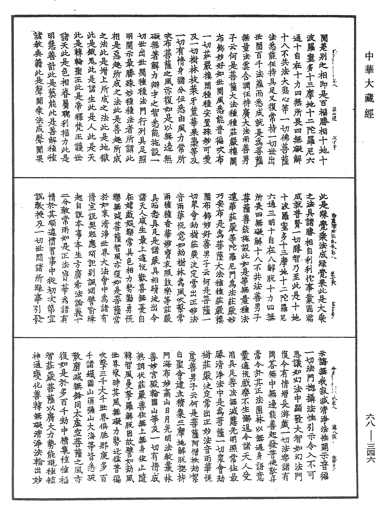 佛說除蓋障菩薩所問經《中華大藏經》_第68冊_第0346頁