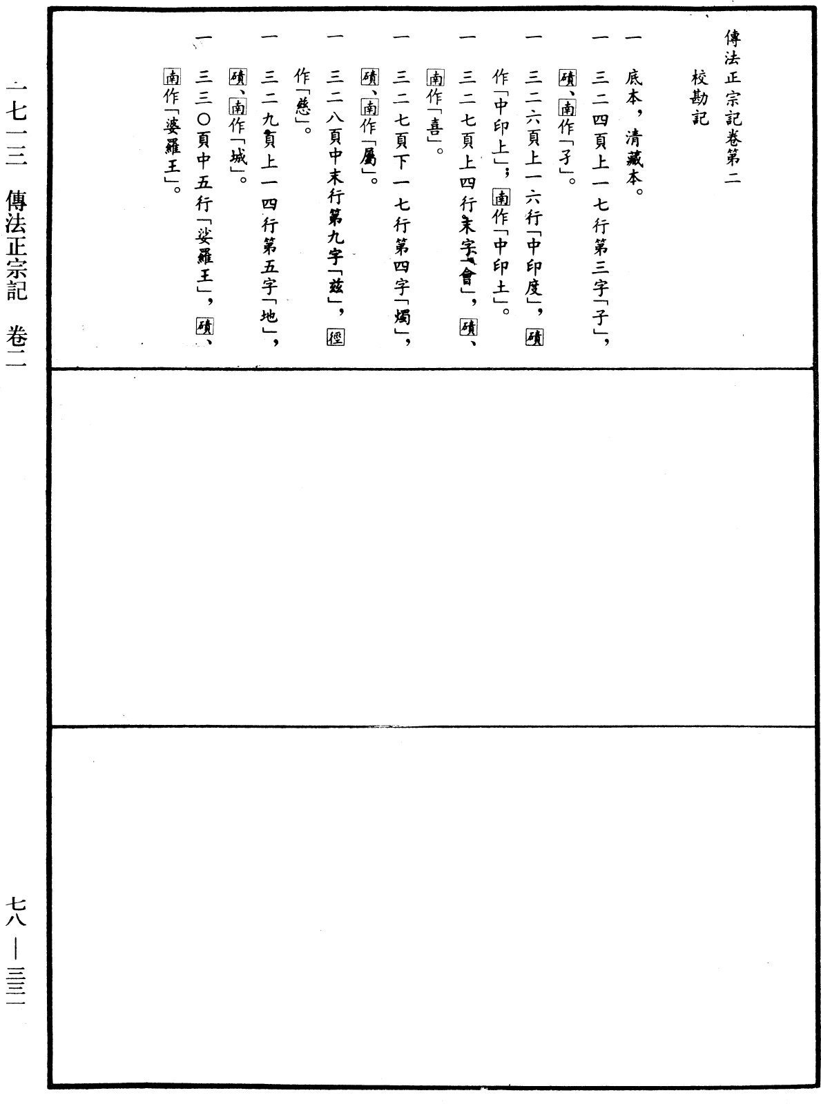 傳法正宗記《中華大藏經》_第78冊_第0331頁