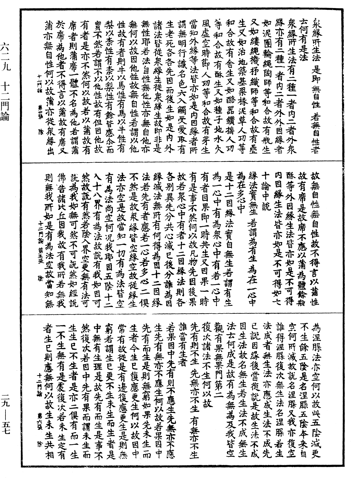 十二門論《中華大藏經》_第29冊_第0057頁