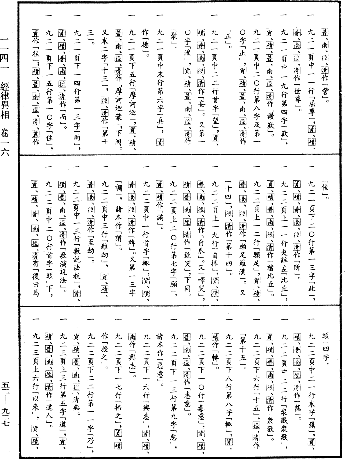 經律異相《中華大藏經》_第52冊_第927頁