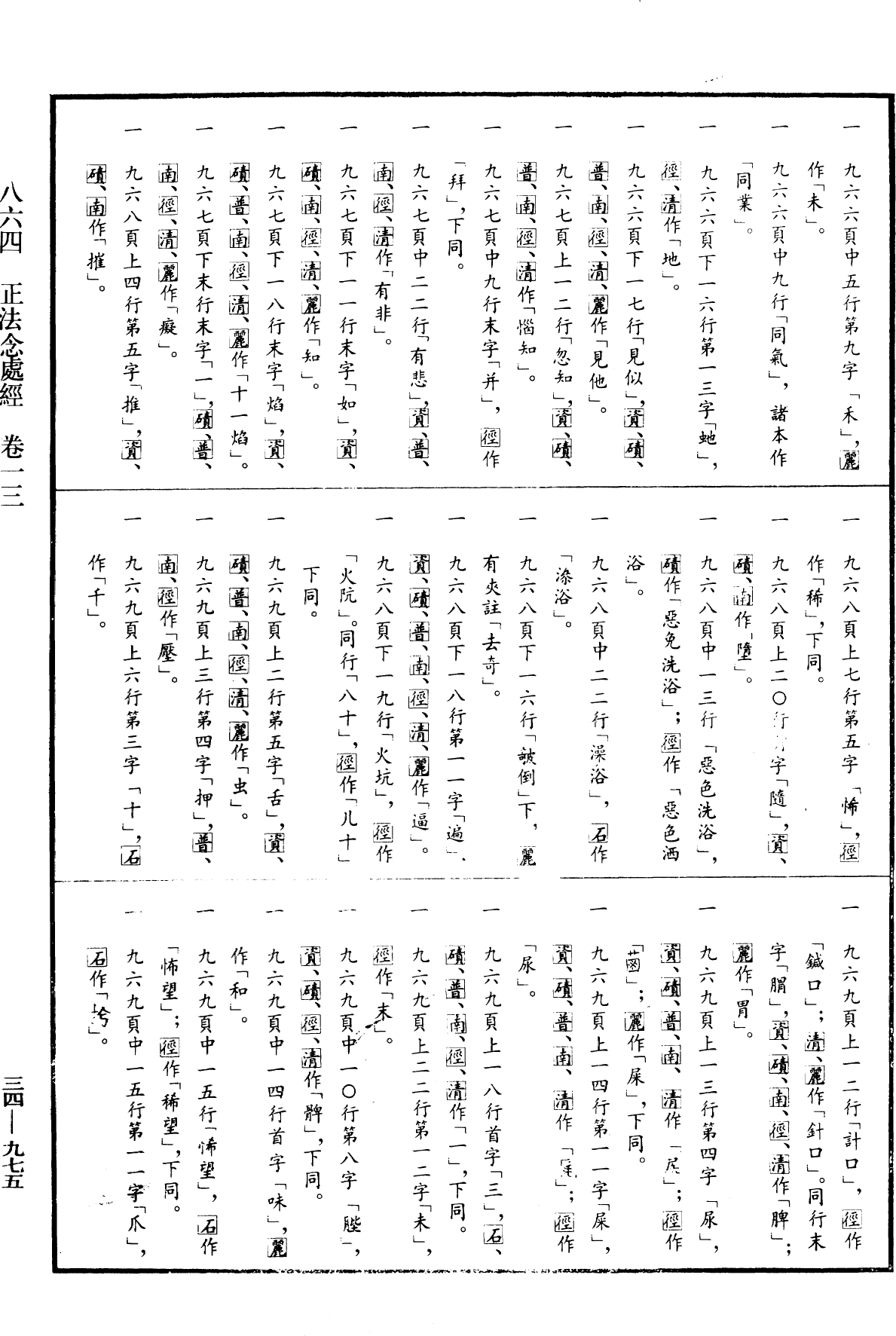 正法念處經《中華大藏經》_第34冊_第0975頁