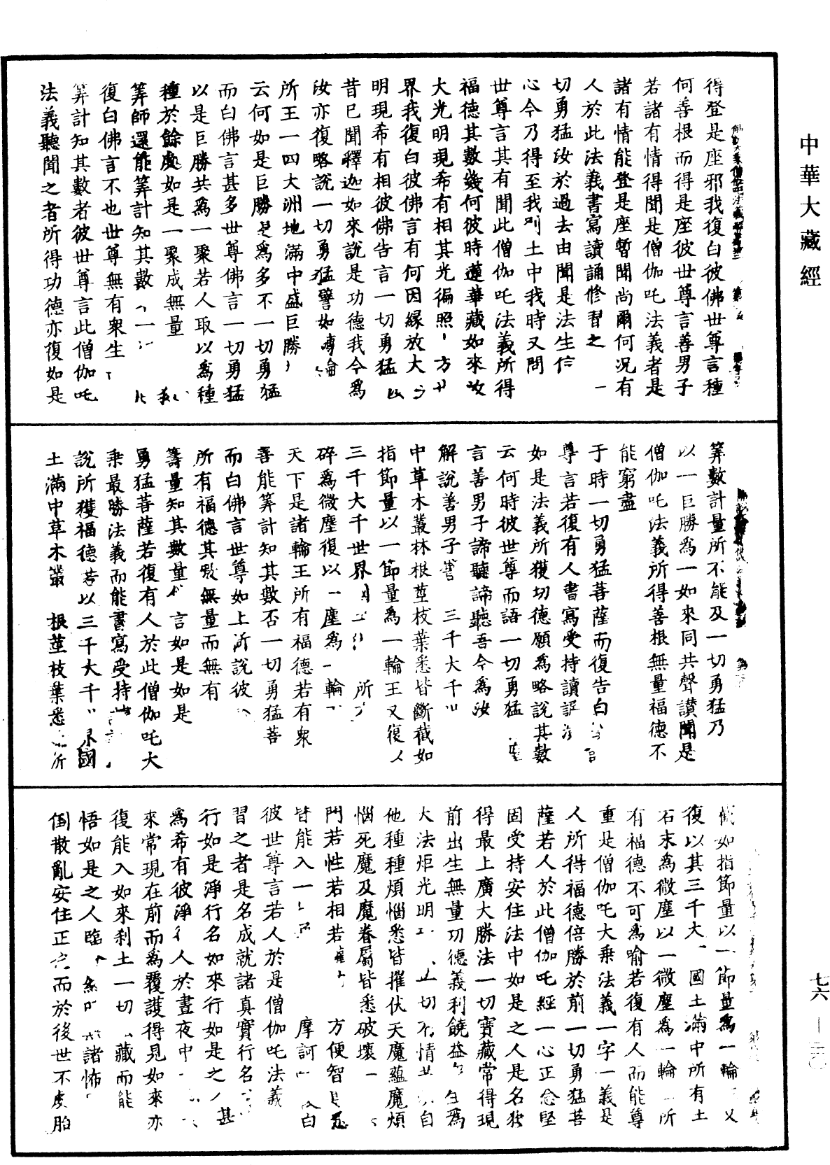 佛說大乘僧伽吒法義經《中華大藏經》_第76冊_第030頁