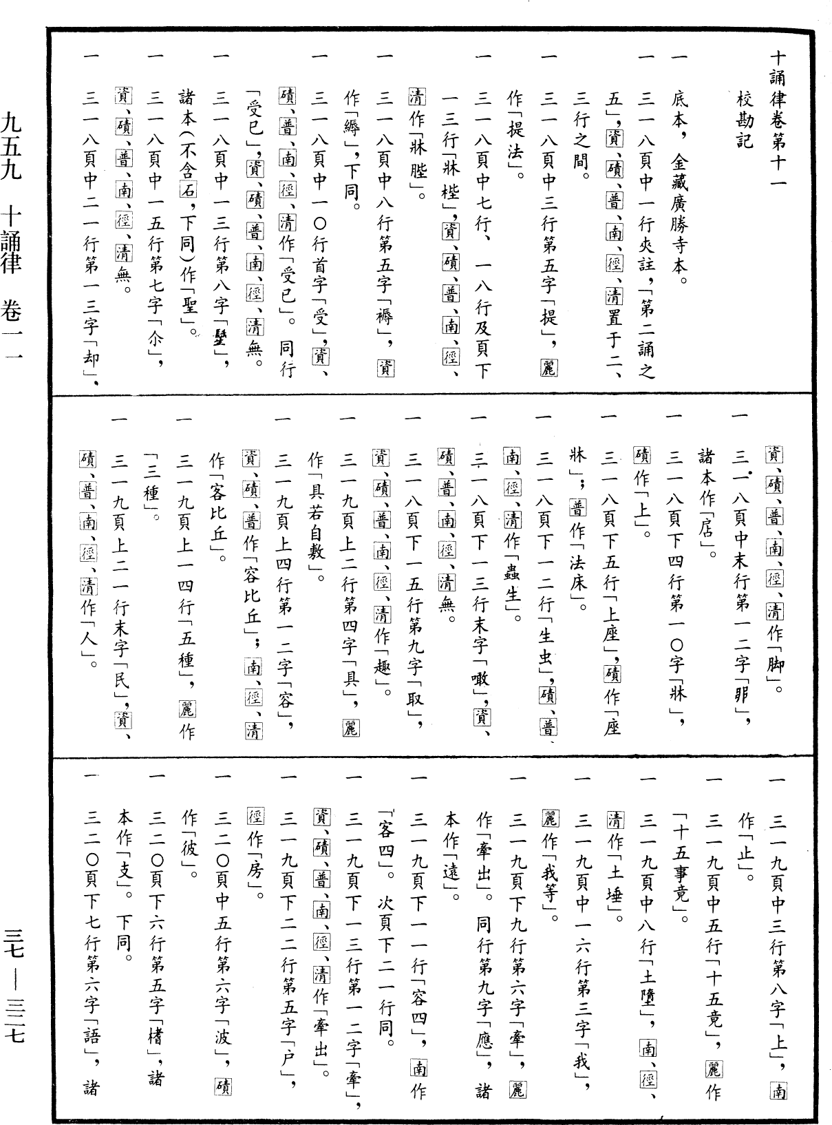 十誦律《中華大藏經》_第37冊_第327頁