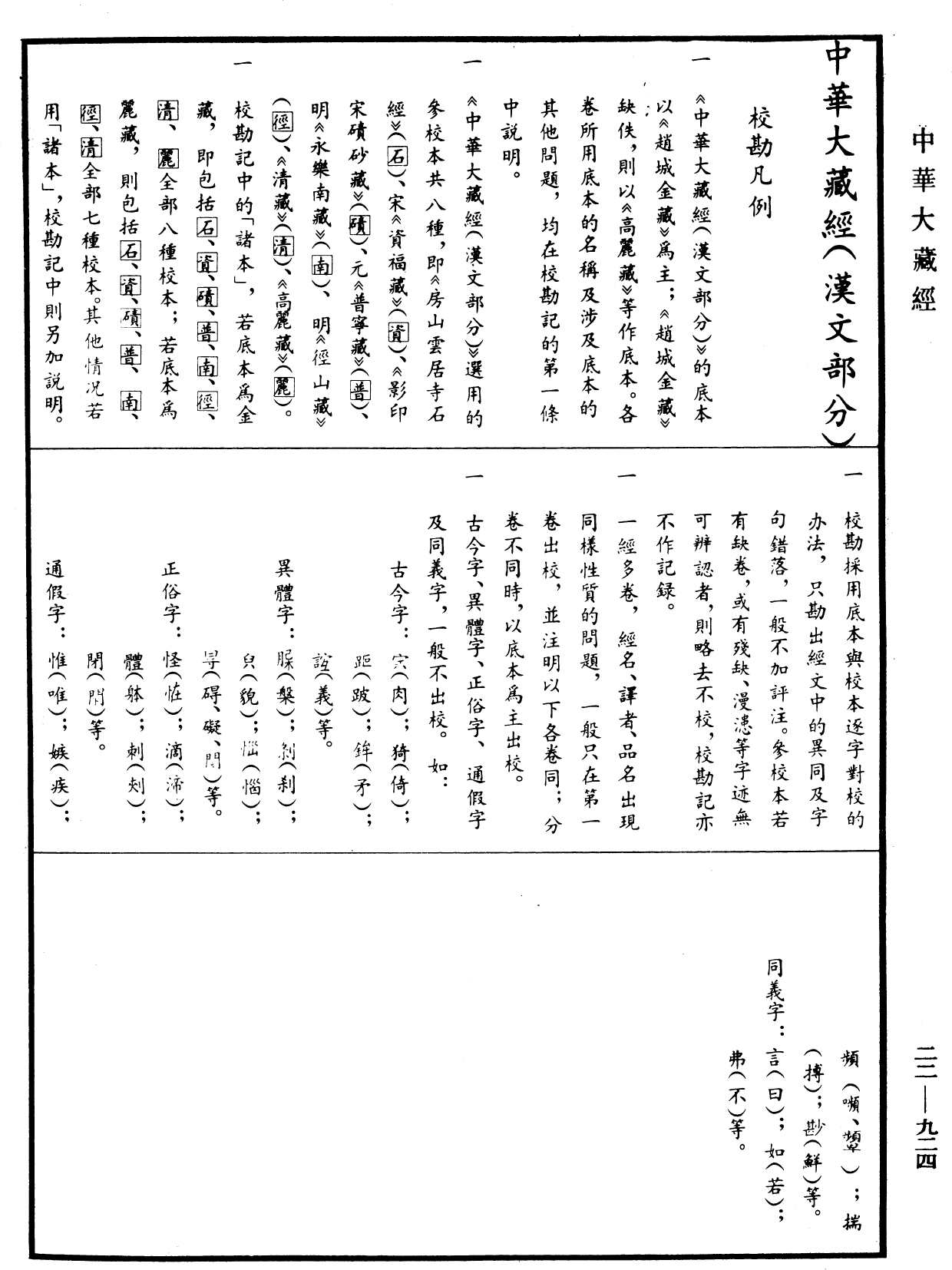 佛說施燈功德經《中華大藏經》_第22冊_第924頁