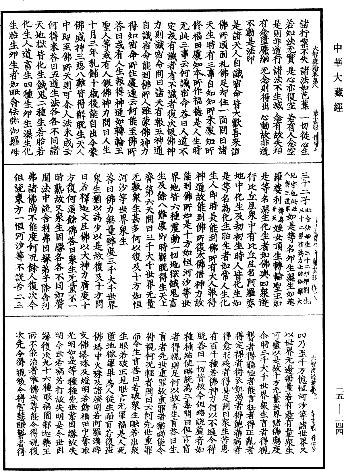 大智度論《中華大藏經》_第25冊_第244頁