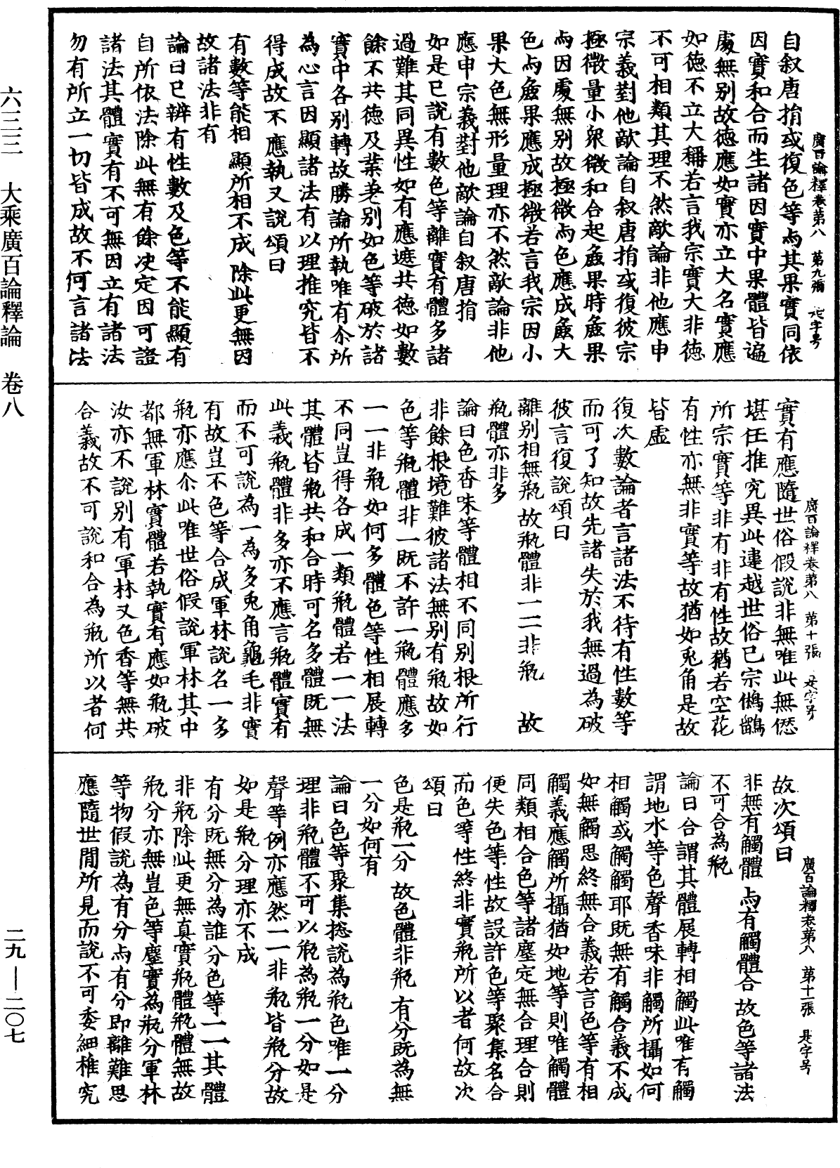 大乘廣百論釋論《中華大藏經》_第29冊_第0207頁