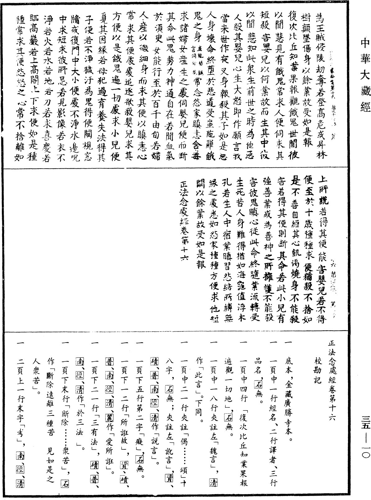 正法念處經《中華大藏經》_第35冊_第0010頁