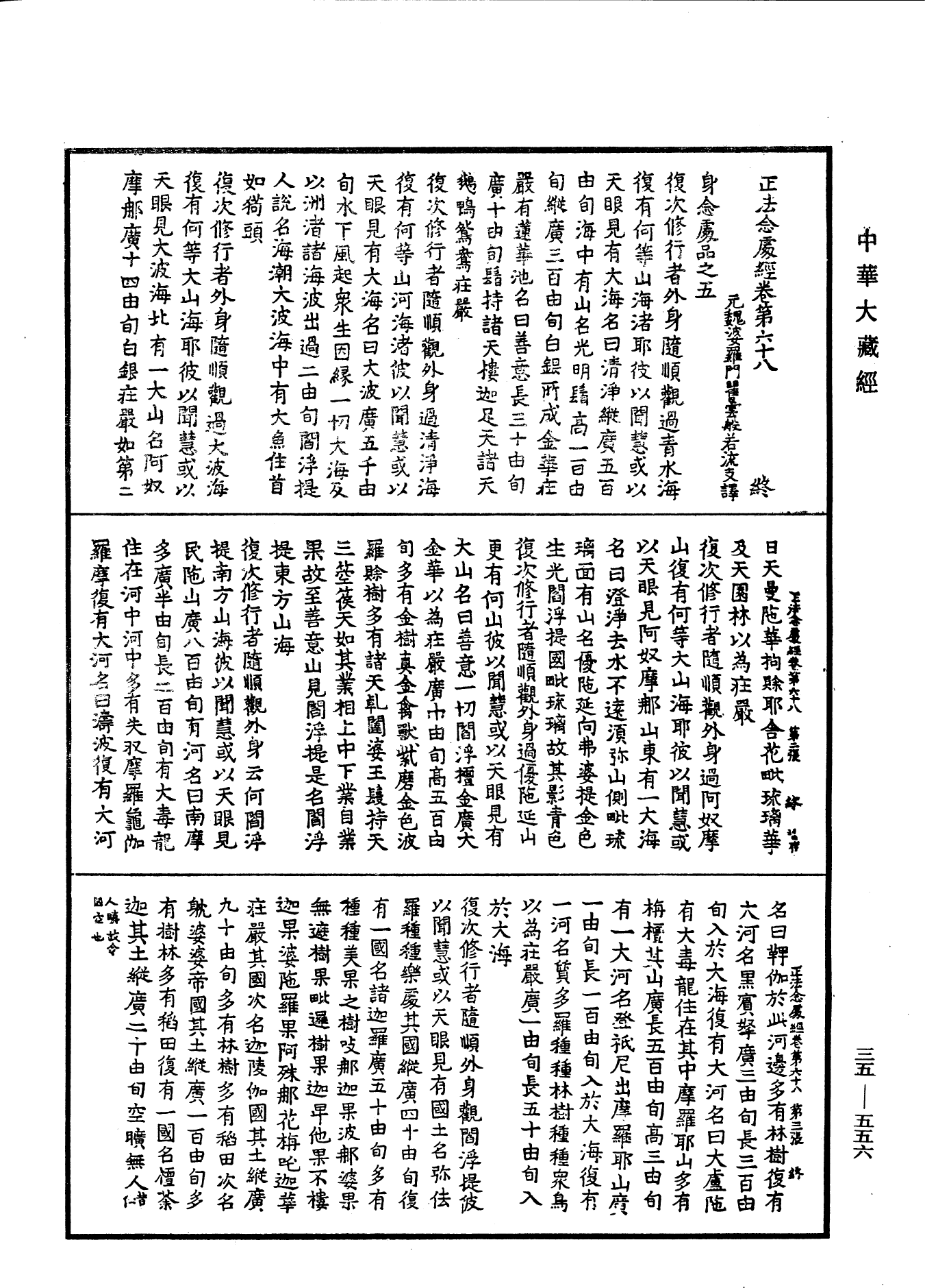 正法念處經《中華大藏經》_第35冊_第0556頁