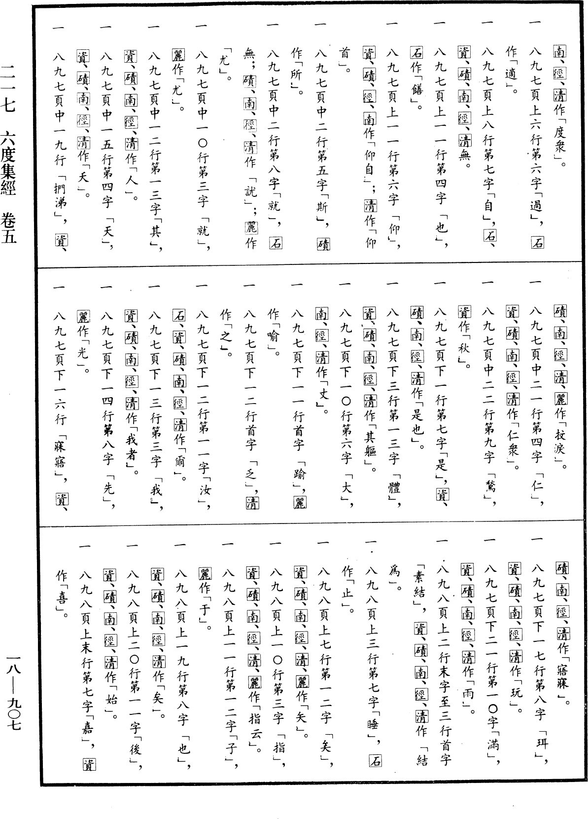 六度集經《中華大藏經》_第18冊_第907頁