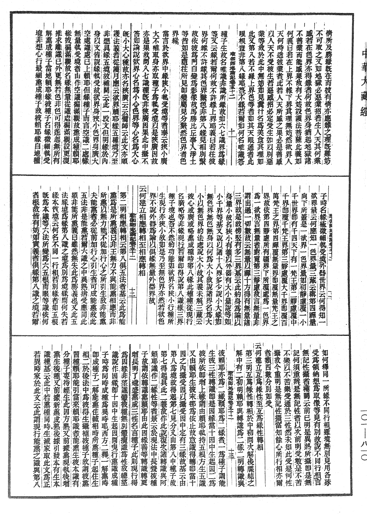 瑜伽師地論記《中華大藏經》_第101冊_第810頁