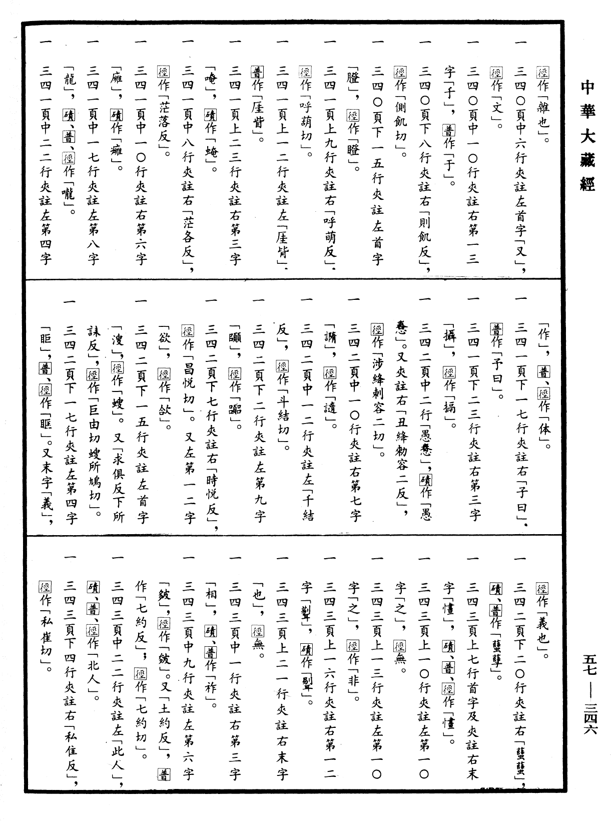 一切經音義《中華大藏經》_第57冊_第0346頁