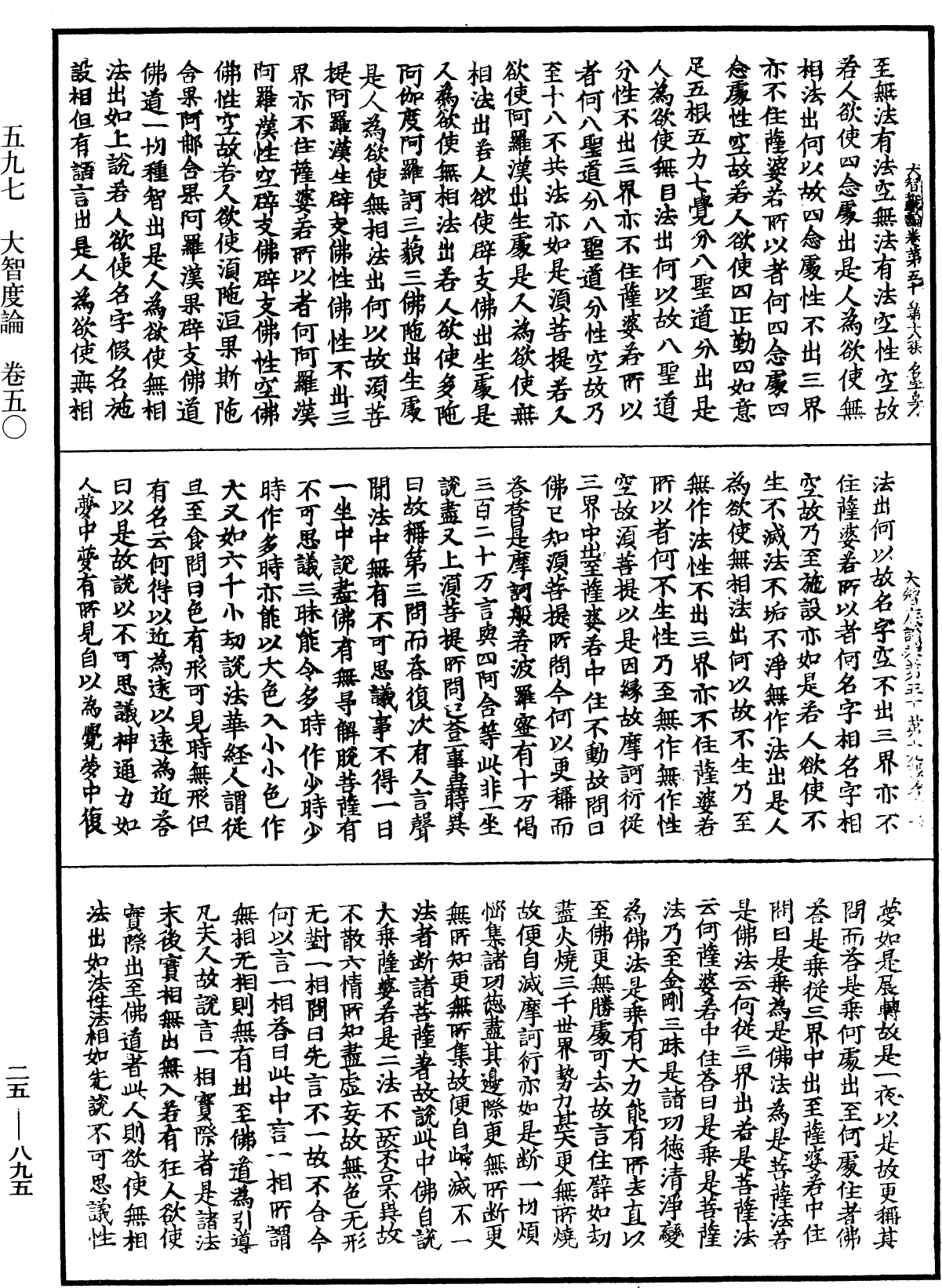 大智度論《中華大藏經》_第25冊_第895頁