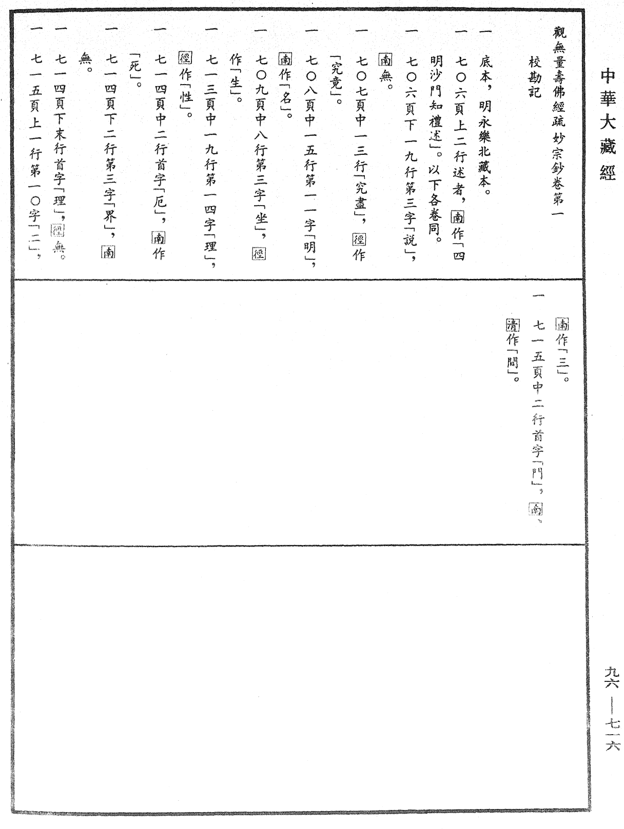 觀無量壽佛經疏妙宗鈔《中華大藏經》_第96冊_第716頁