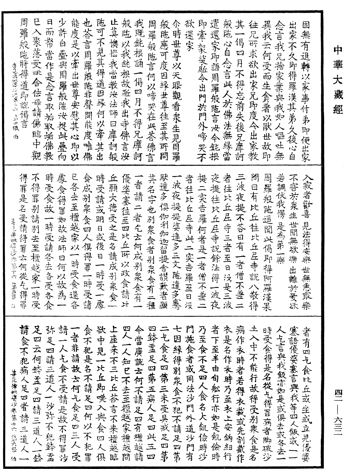 善見毗婆沙律《中華大藏經》_第42冊_第632頁