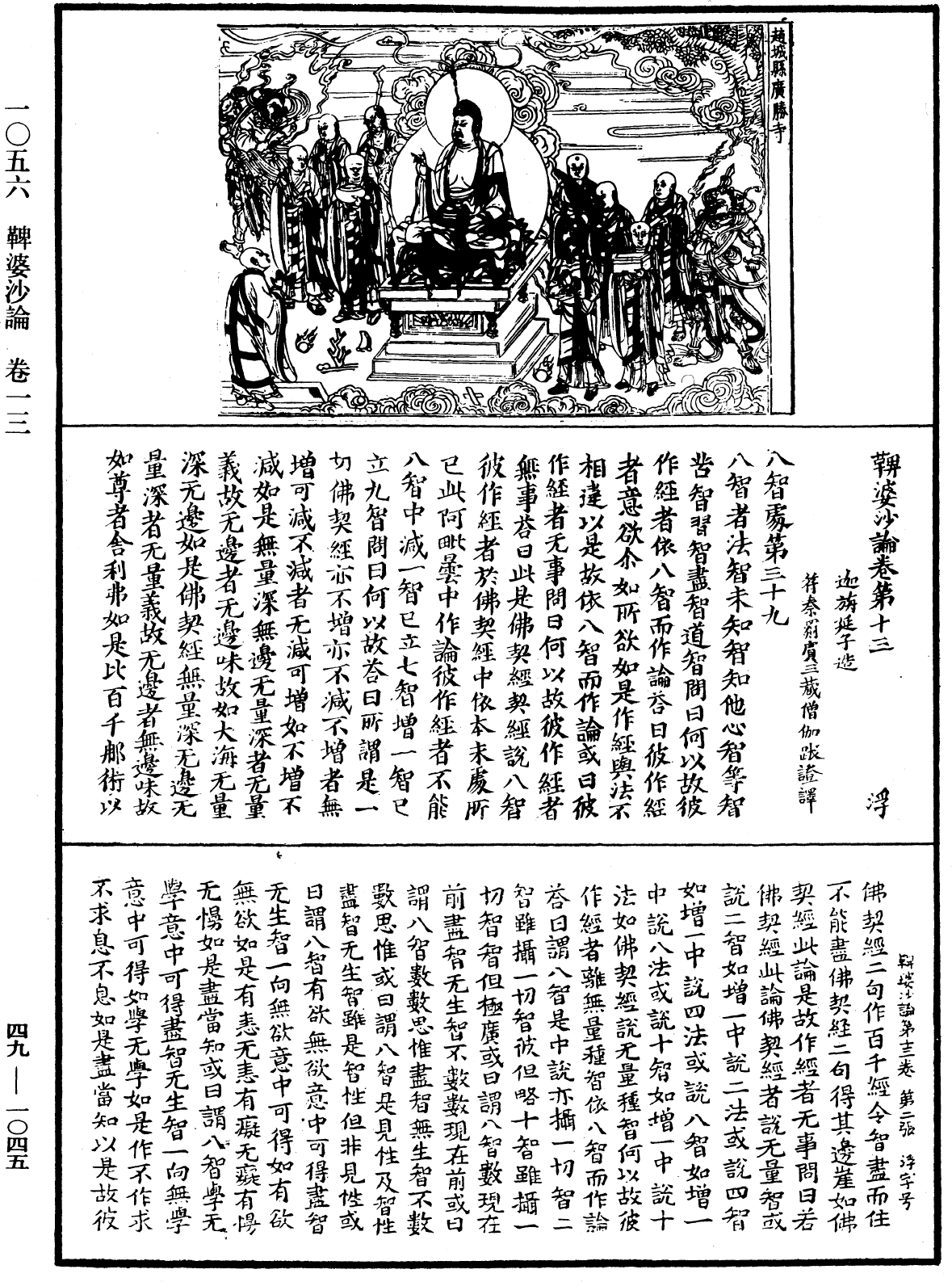 鞞婆沙論《中華大藏經》_第49冊_第1045頁