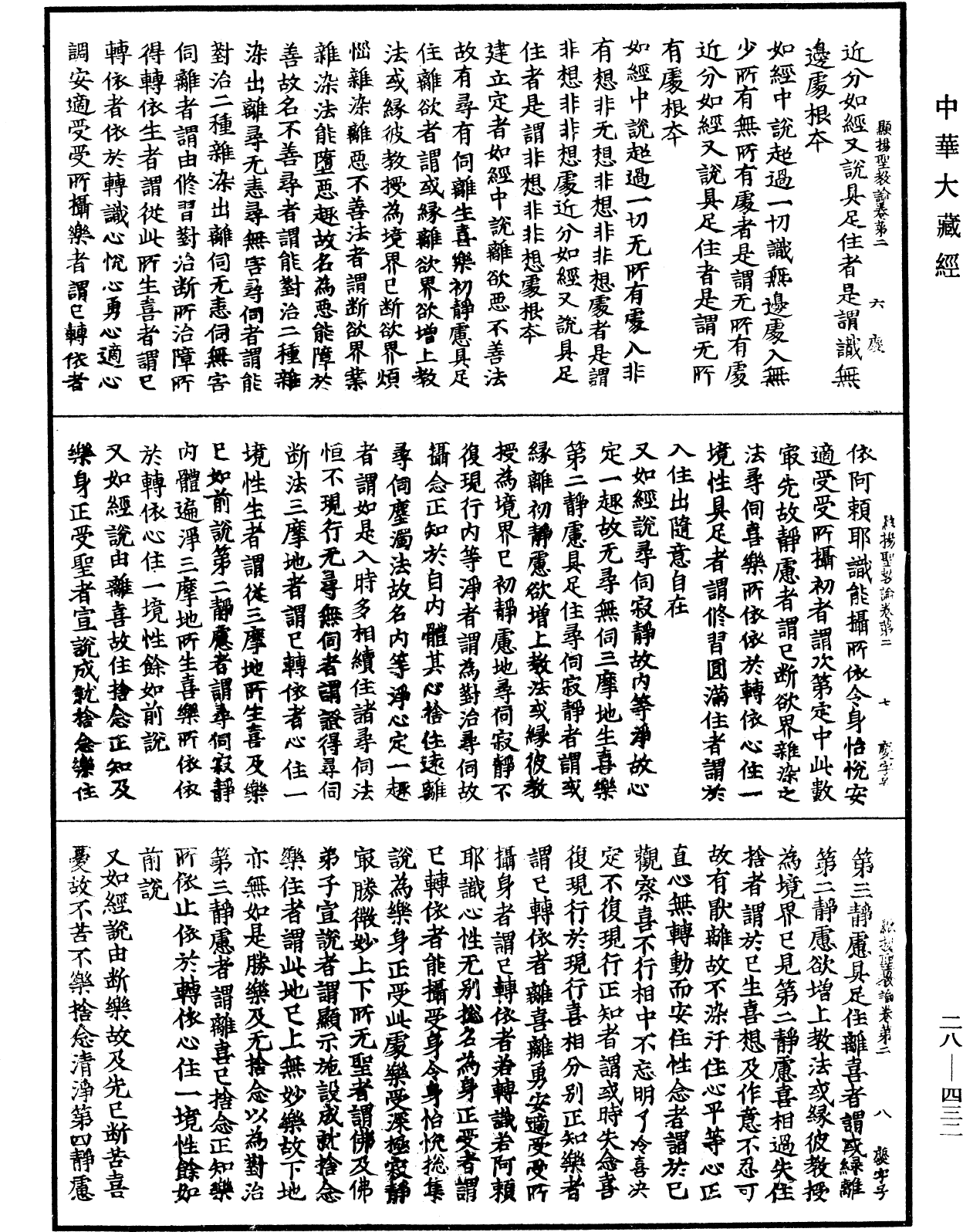 顯揚聖教論《中華大藏經》_第28冊_第0432頁