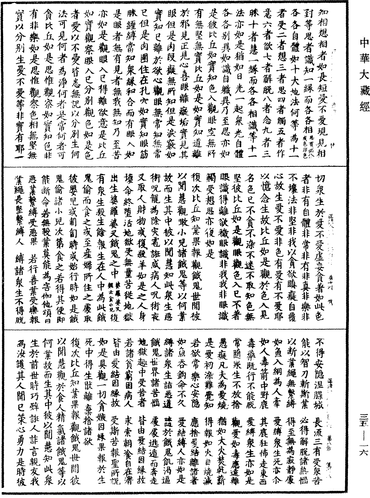 正法念處經《中華大藏經》_第35冊_第0016頁