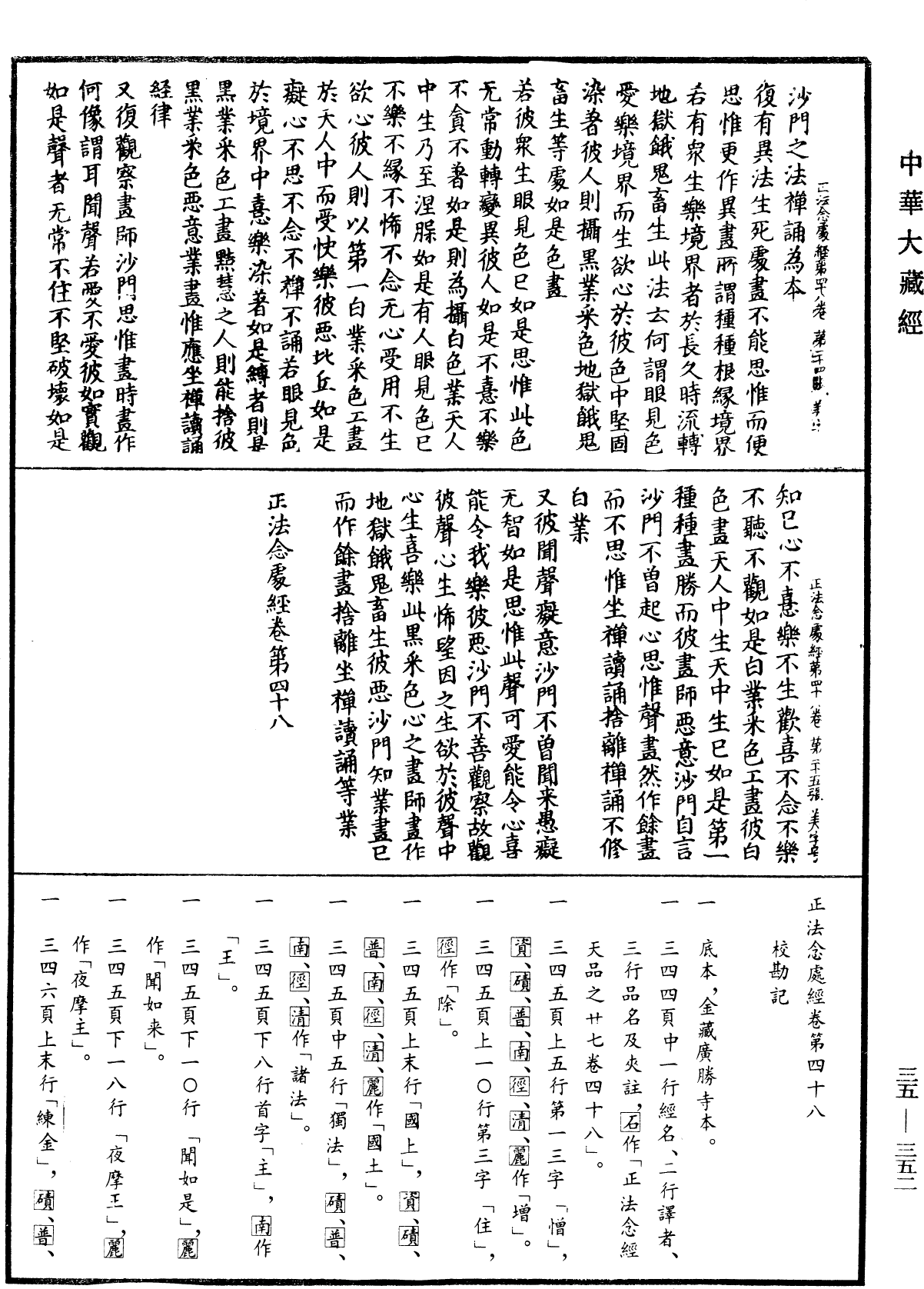 正法念處經《中華大藏經》_第35冊_第0352頁