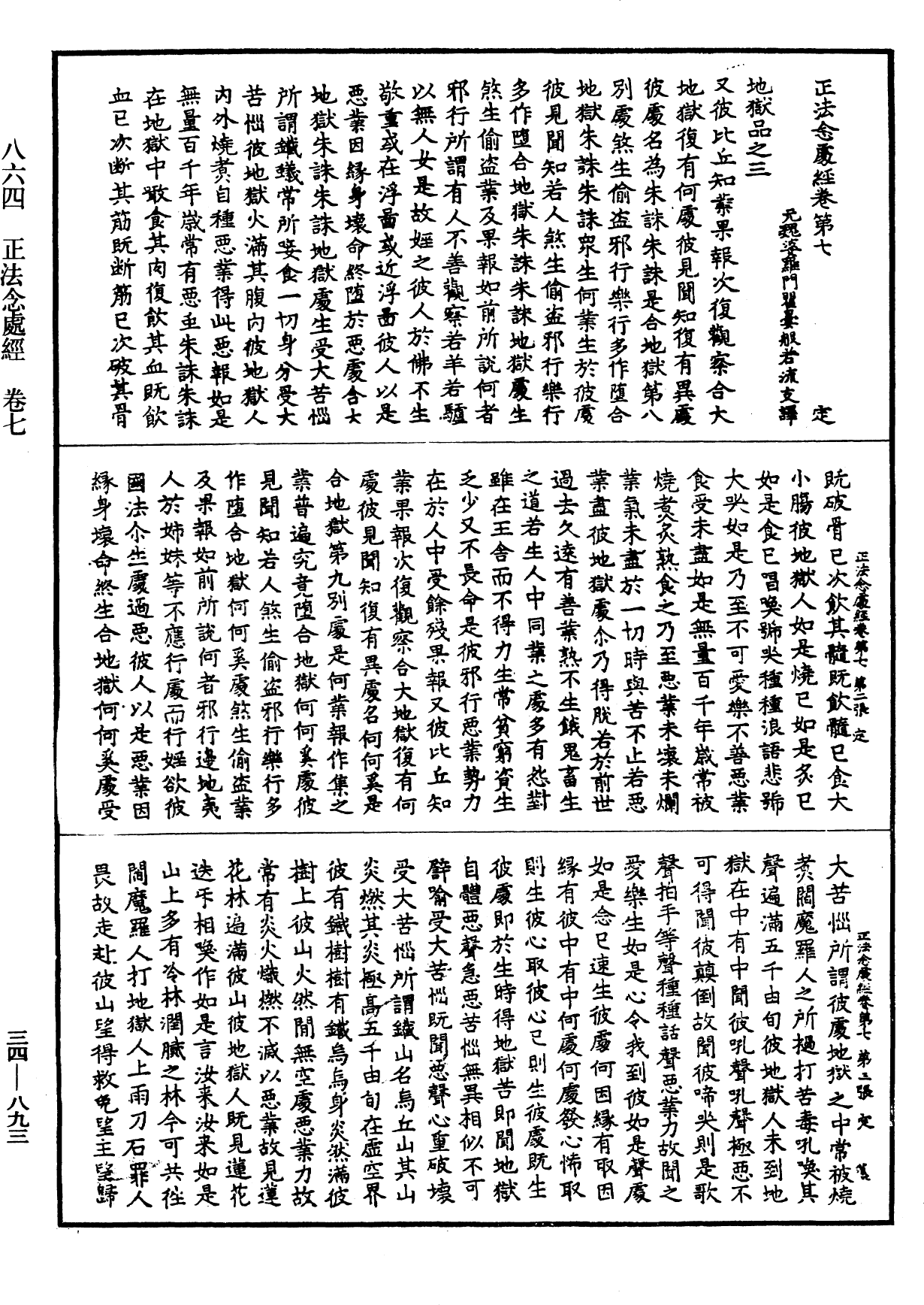 正法念處經《中華大藏經》_第34冊_第0893頁