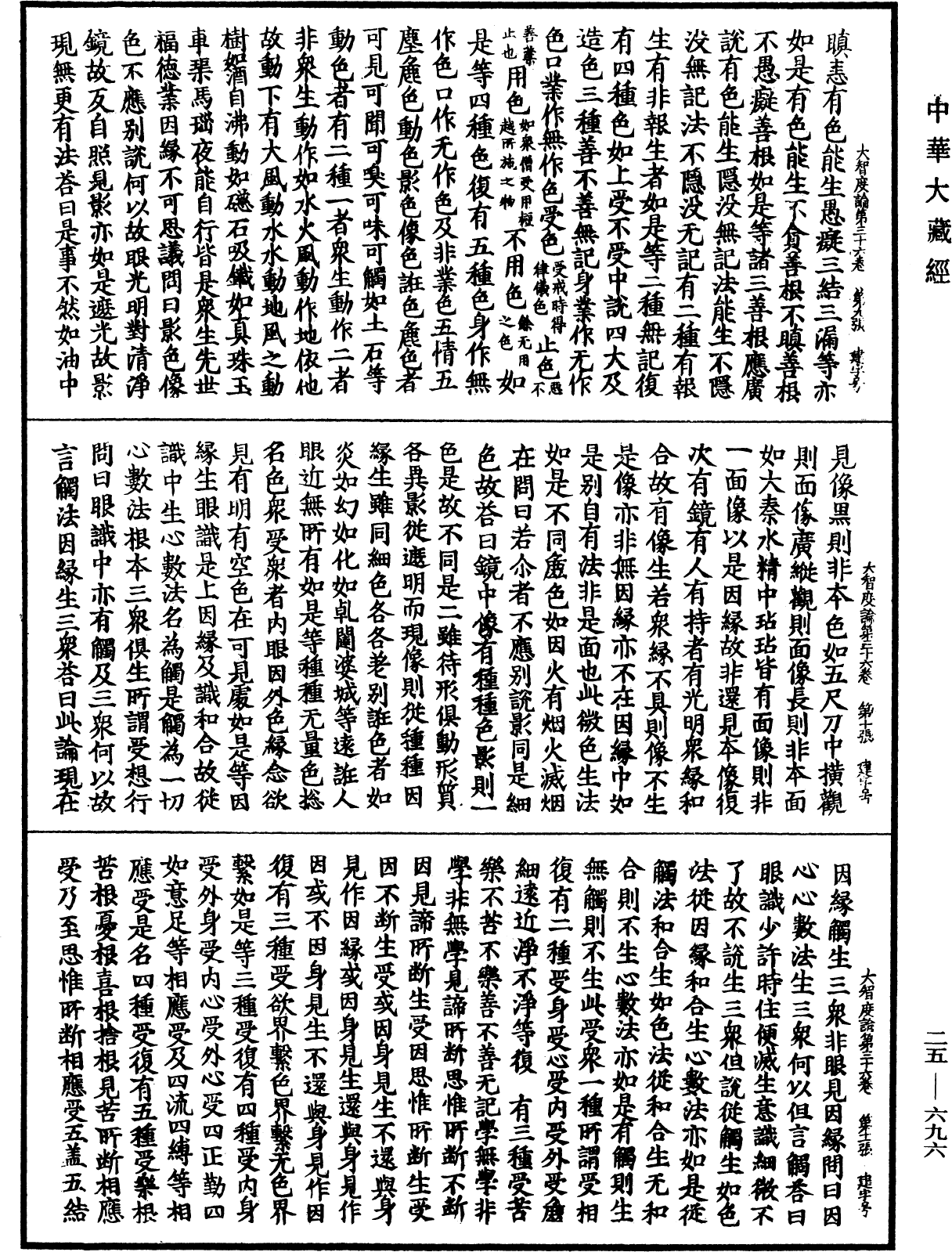 大智度論《中華大藏經》_第25冊_第696頁