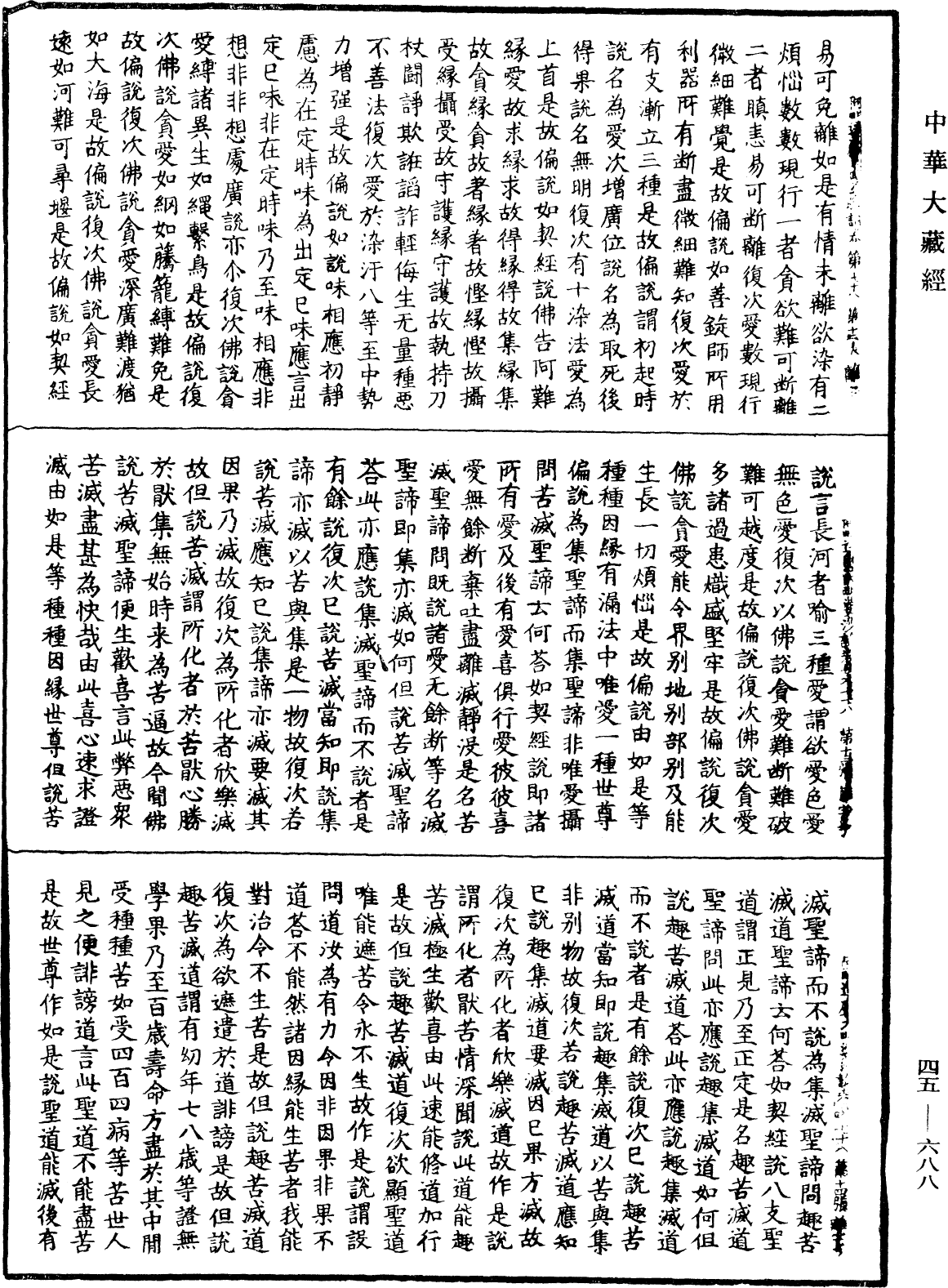 阿毗達磨大毗婆沙論《中華大藏經》_第45冊_第688頁