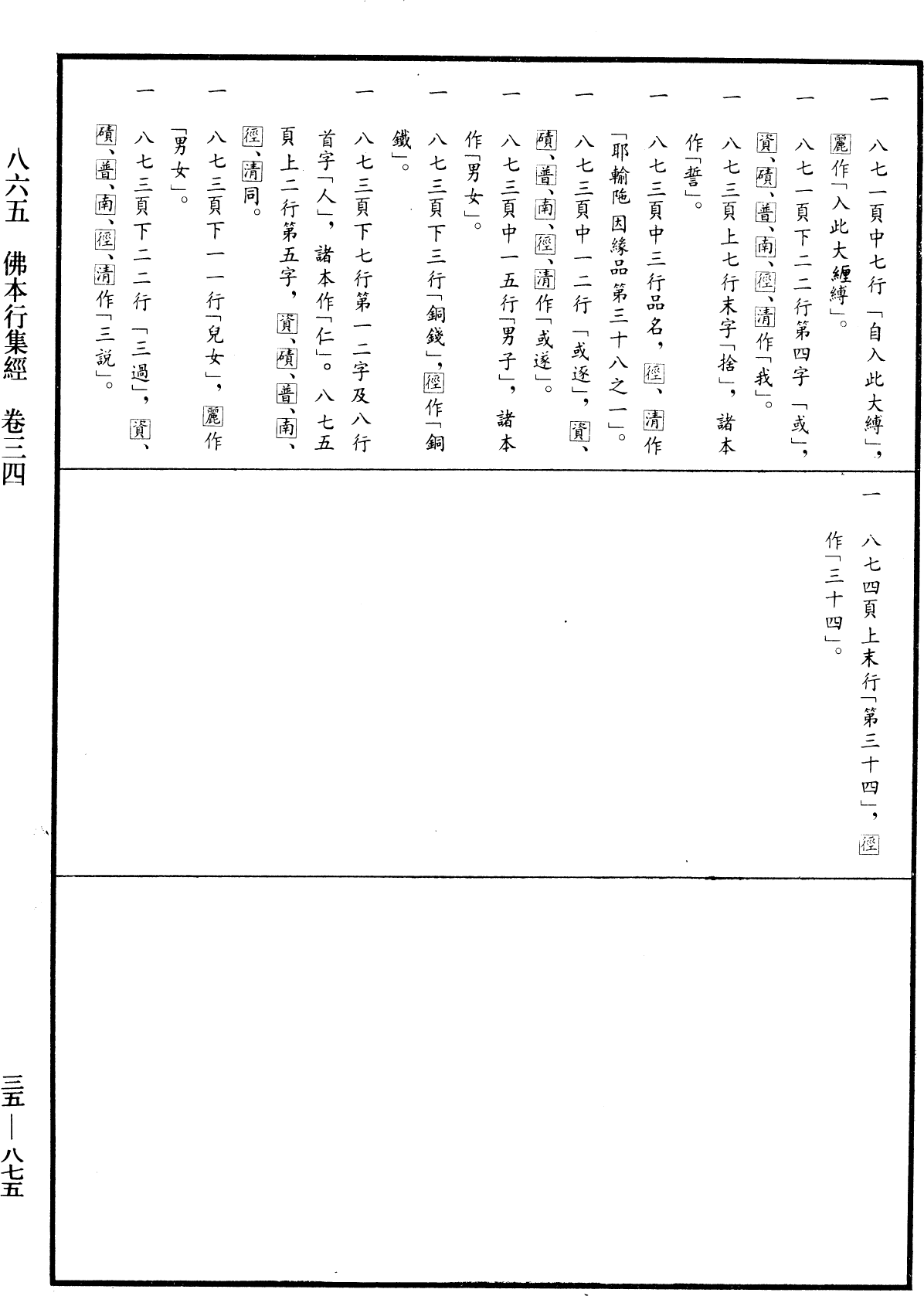 佛本行集經《中華大藏經》_第35冊_第0875頁34