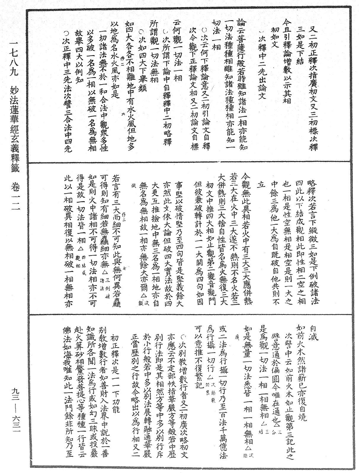 法華玄義釋籤《中華大藏經》_第93冊_第631頁