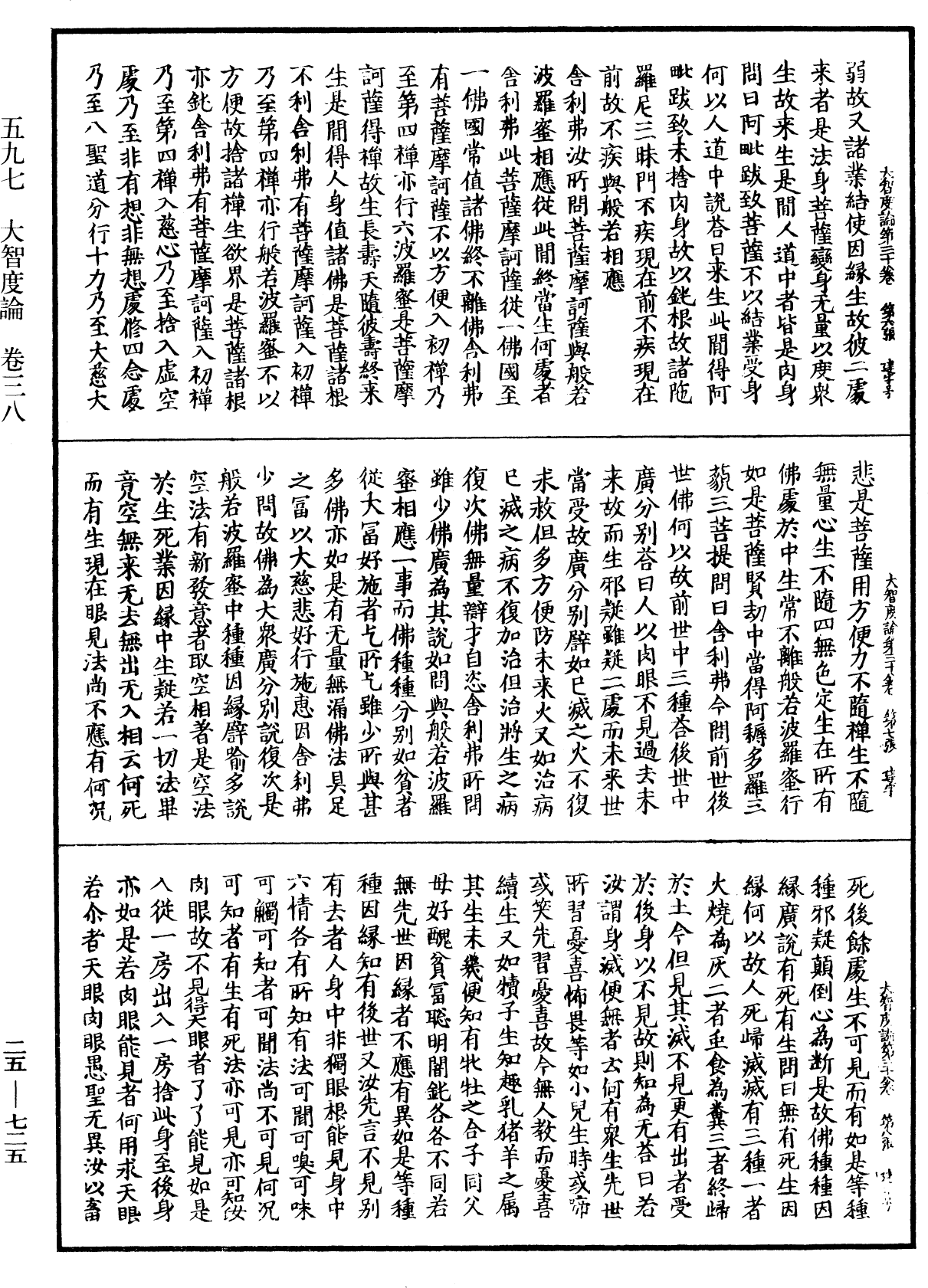 大智度論《中華大藏經》_第25冊_第725頁