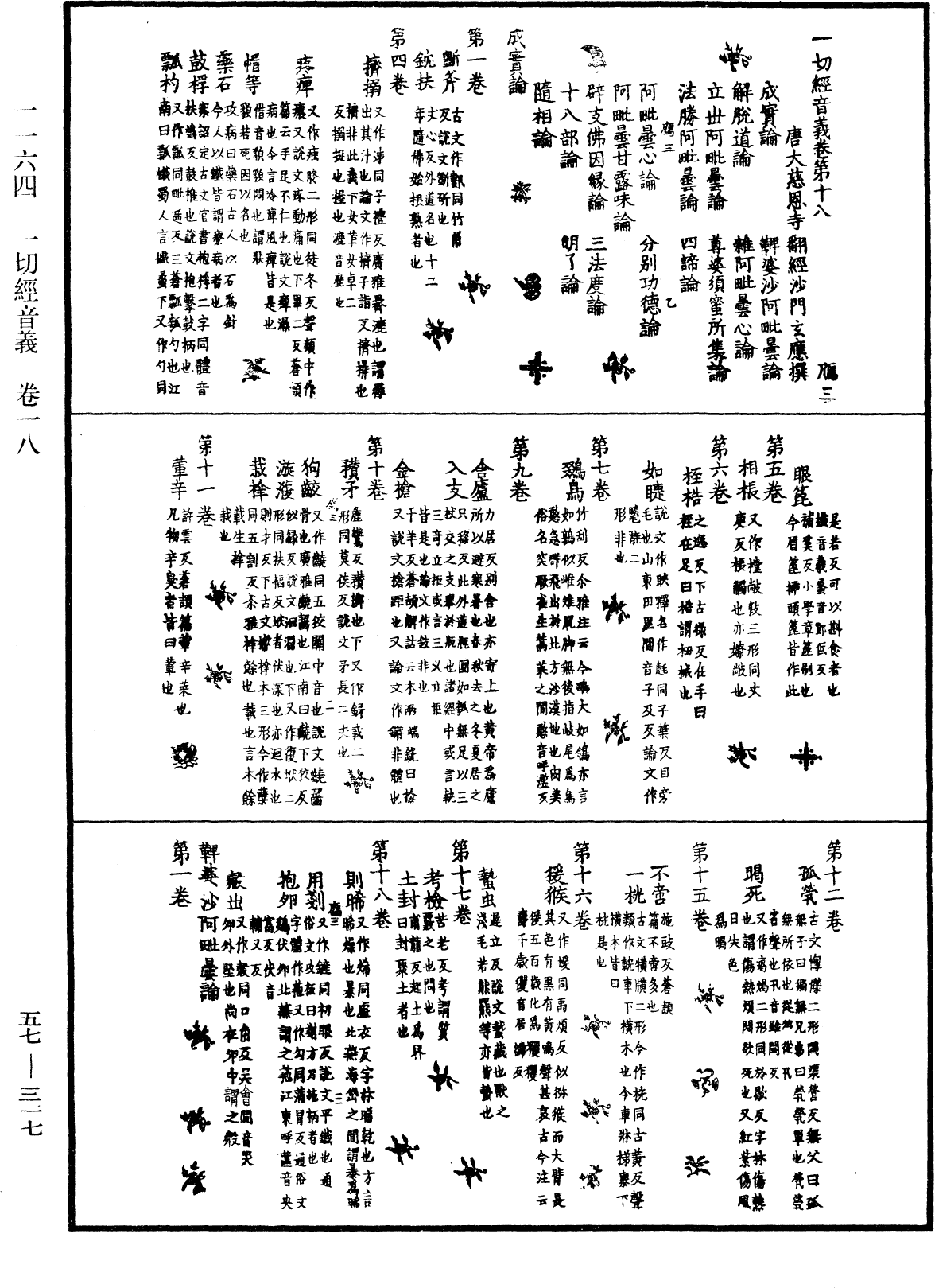 一切經音義《中華大藏經》_第57冊_第0317頁