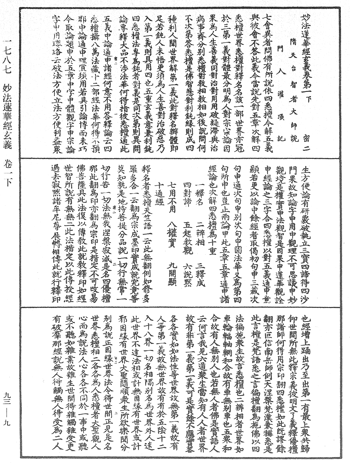 妙法蓮華經玄義《中華大藏經》_第93冊_第009頁