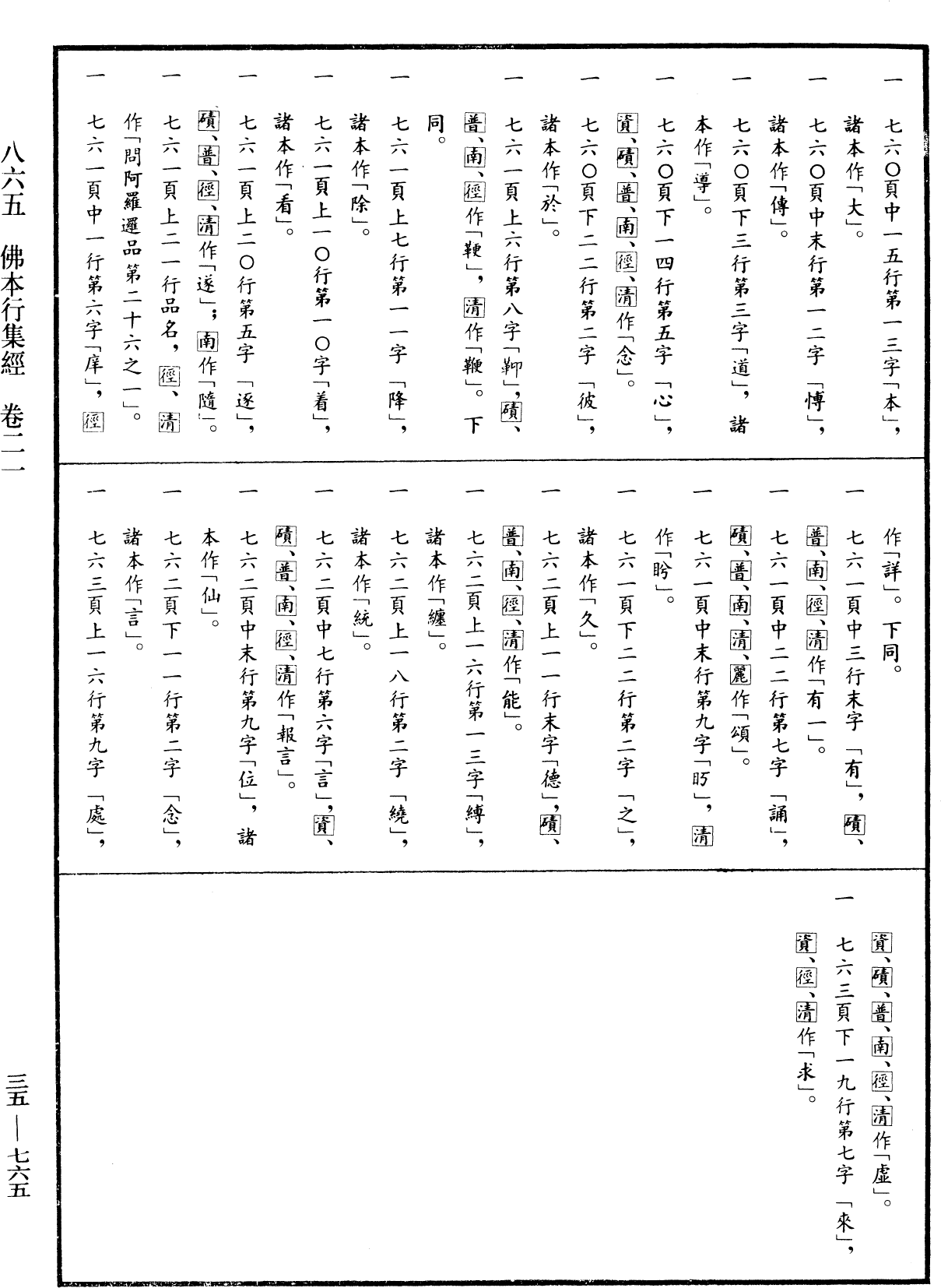 佛本行集經《中華大藏經》_第35冊_第0765頁21