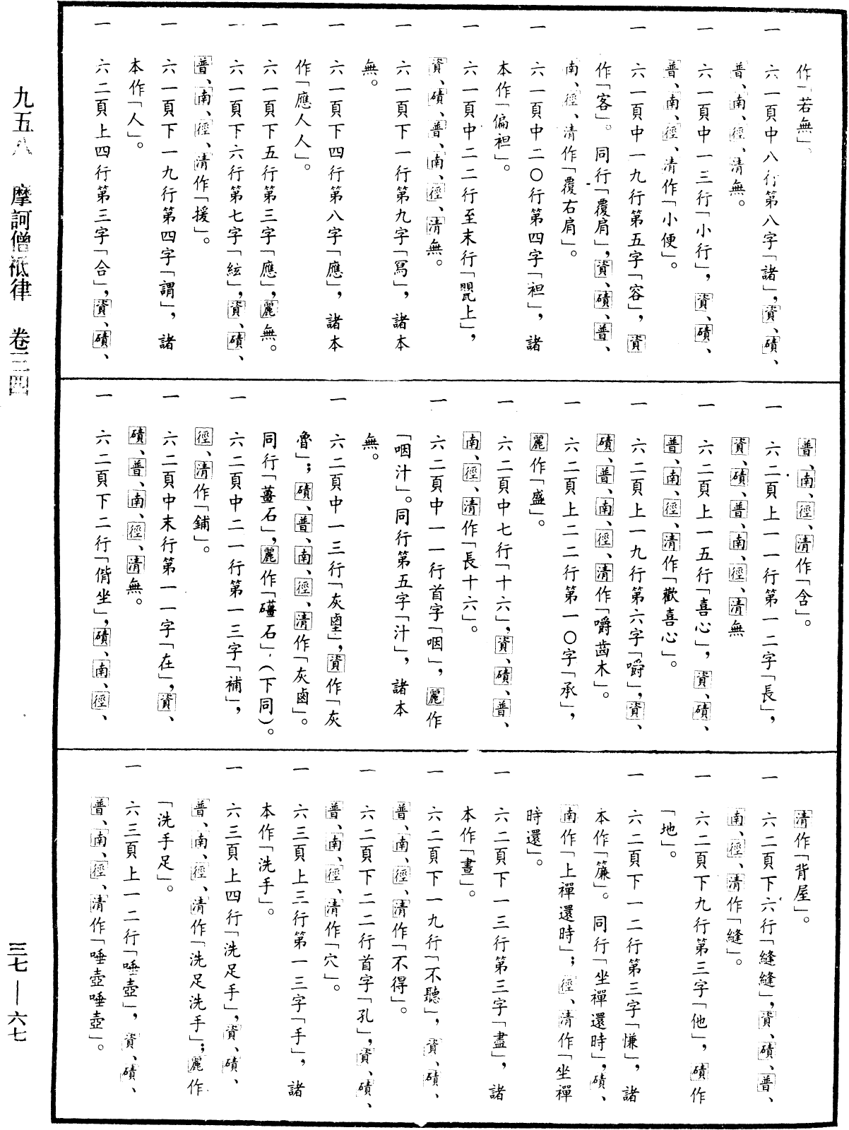 摩訶僧祇律《中華大藏經》_第37冊_第067頁