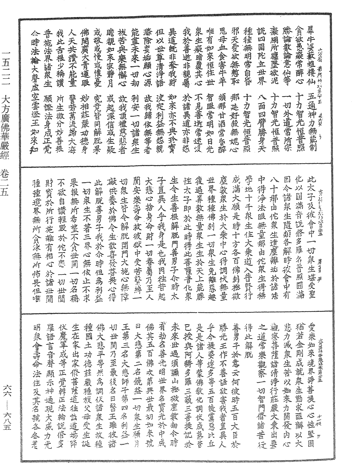 大方廣佛華嚴經《中華大藏經》_第66冊_第685頁