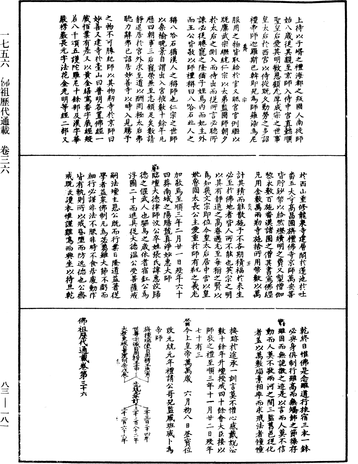 佛祖歷代通載《中華大藏經》_第83冊_第0181頁