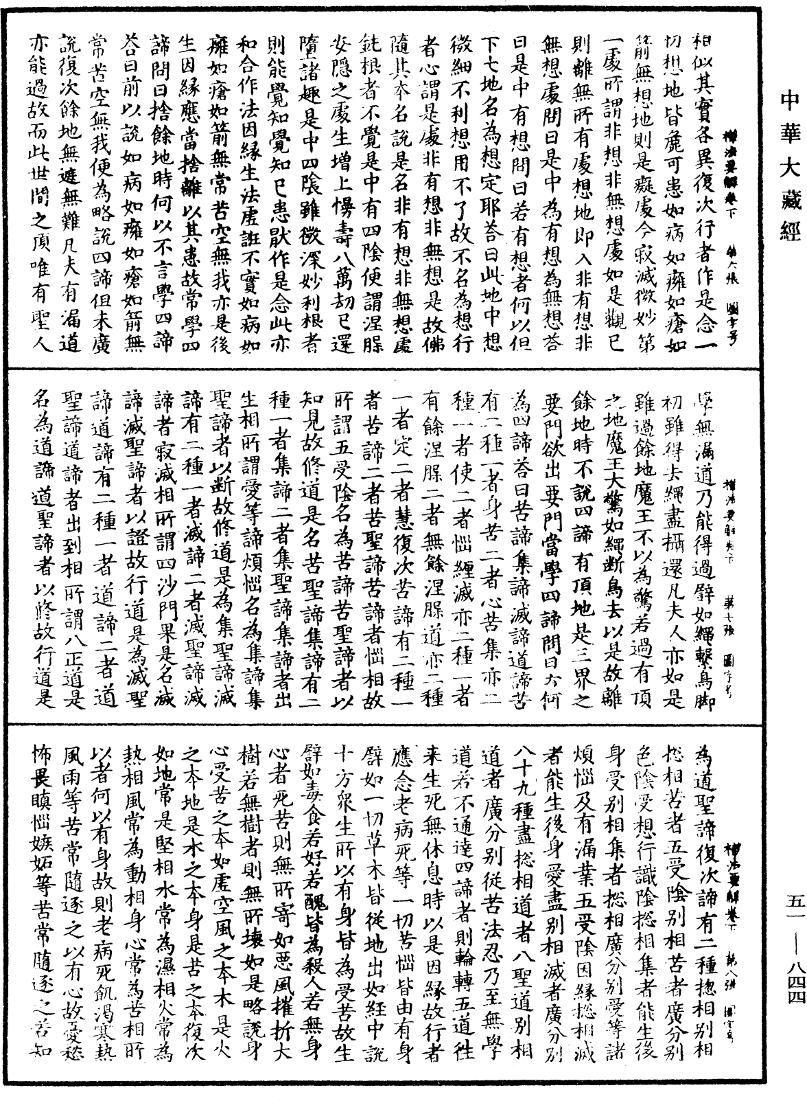 禪法要解《中華大藏經》_第51冊_第844頁