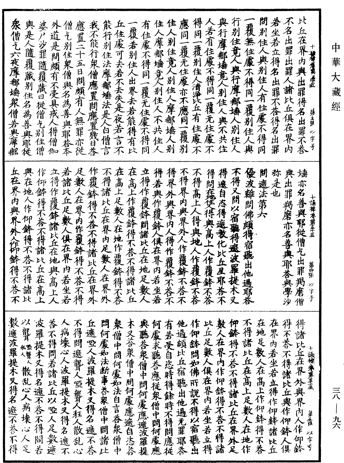 十誦律《中華大藏經》_第38冊_第096頁